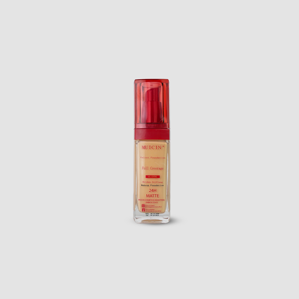 Nude Velvet Full Coverage Foundation - Muicin