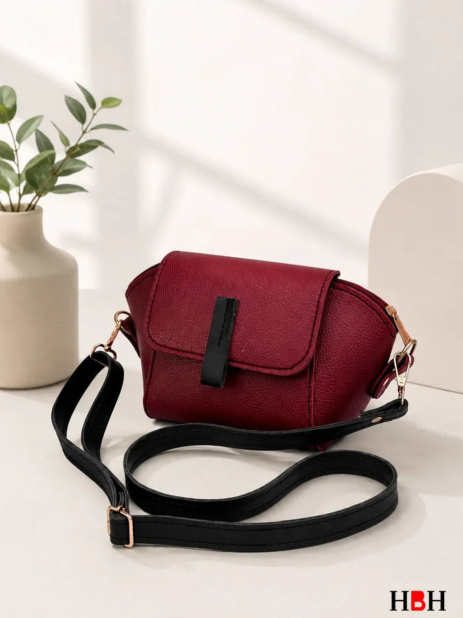 Arte Crossbody - Mehroon - HBH