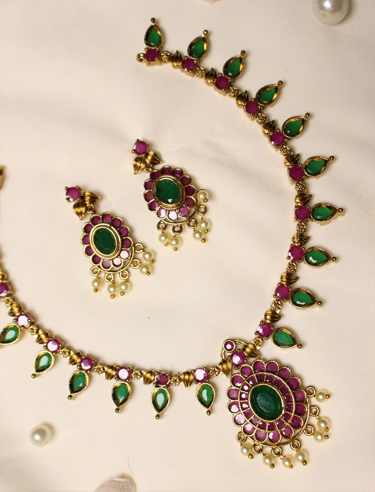 South Kundan Set - Aloro Jewels