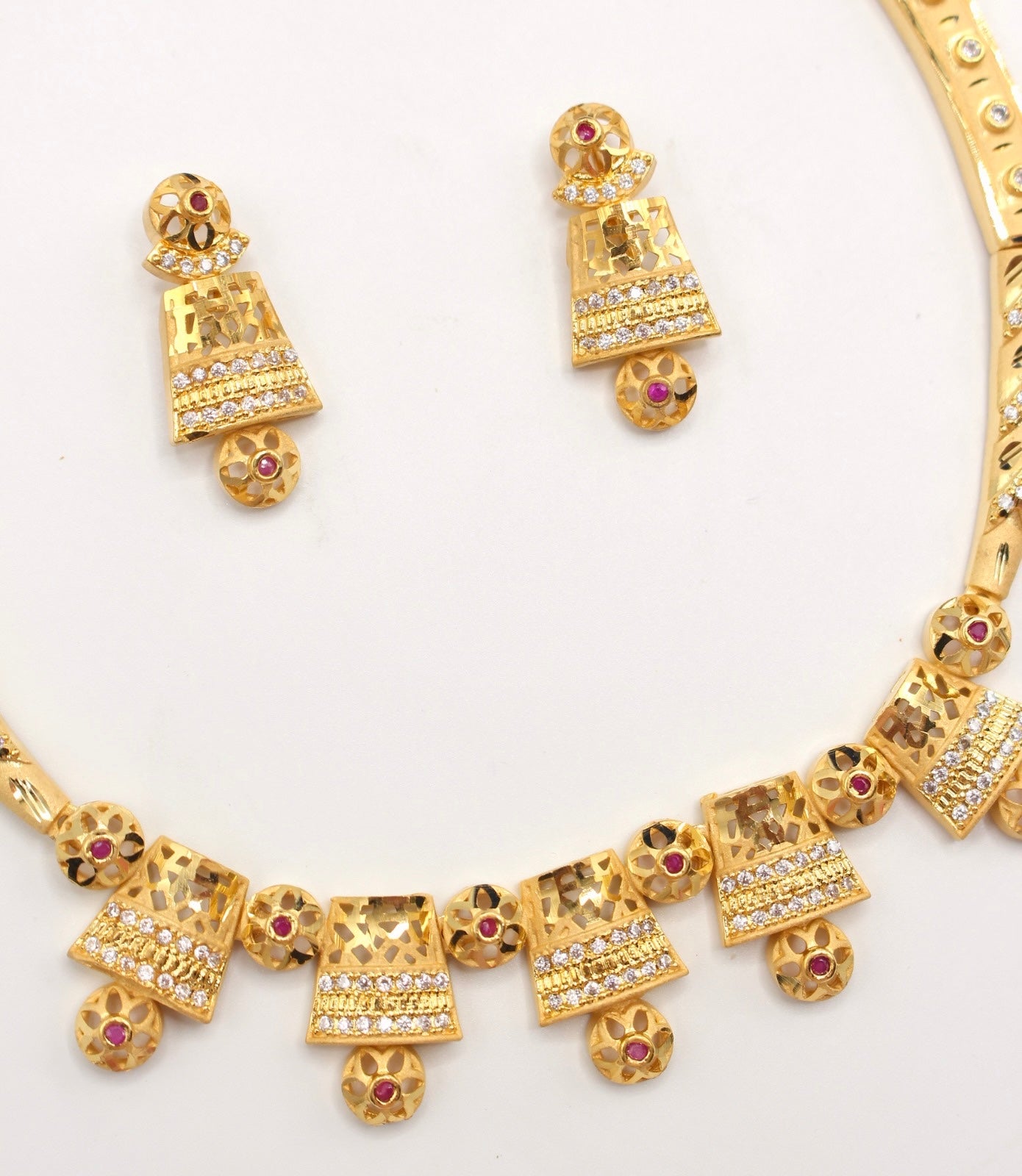 Gold Plated Diya - Aloro Jewels