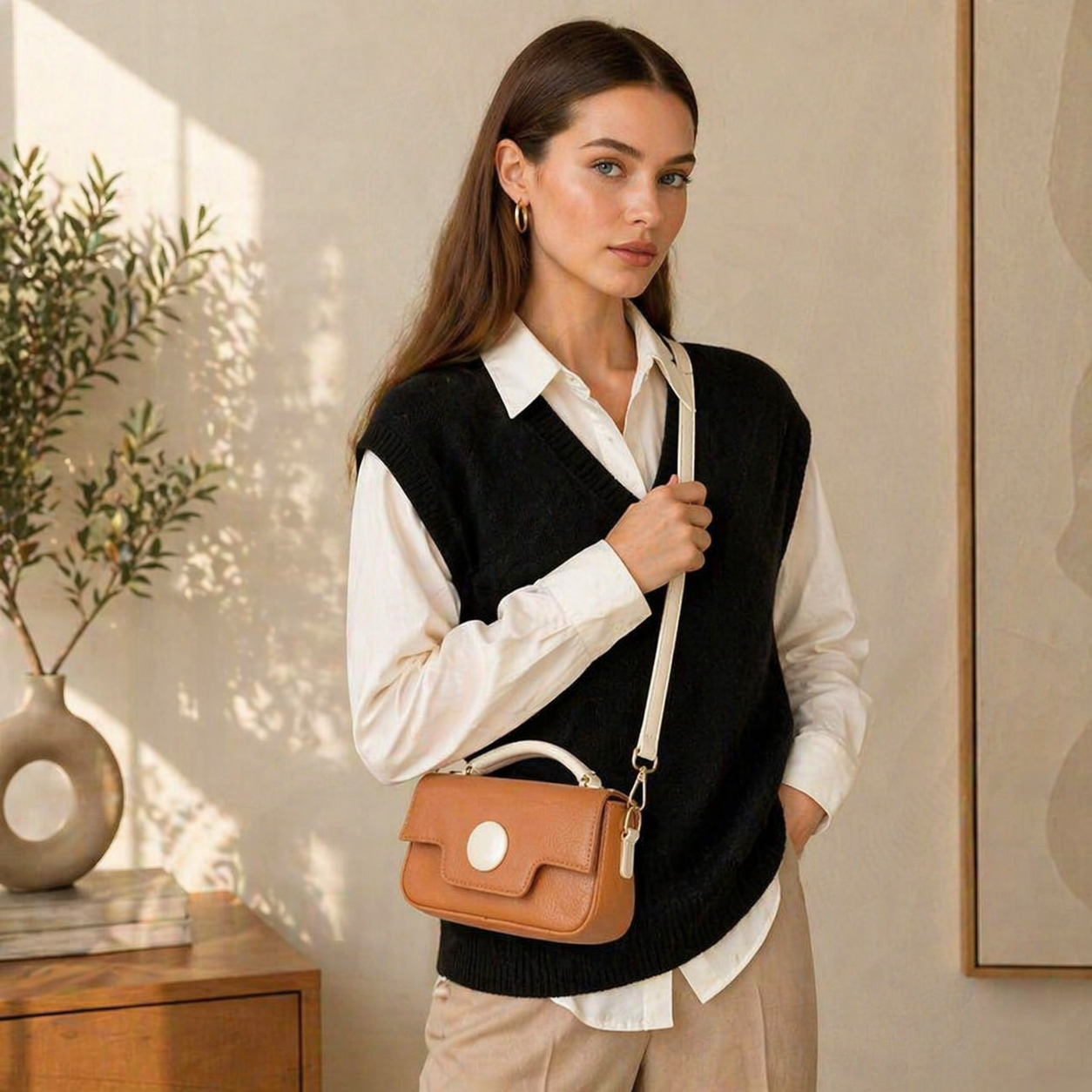 The dot satchel Crossbody bag - Bellabags