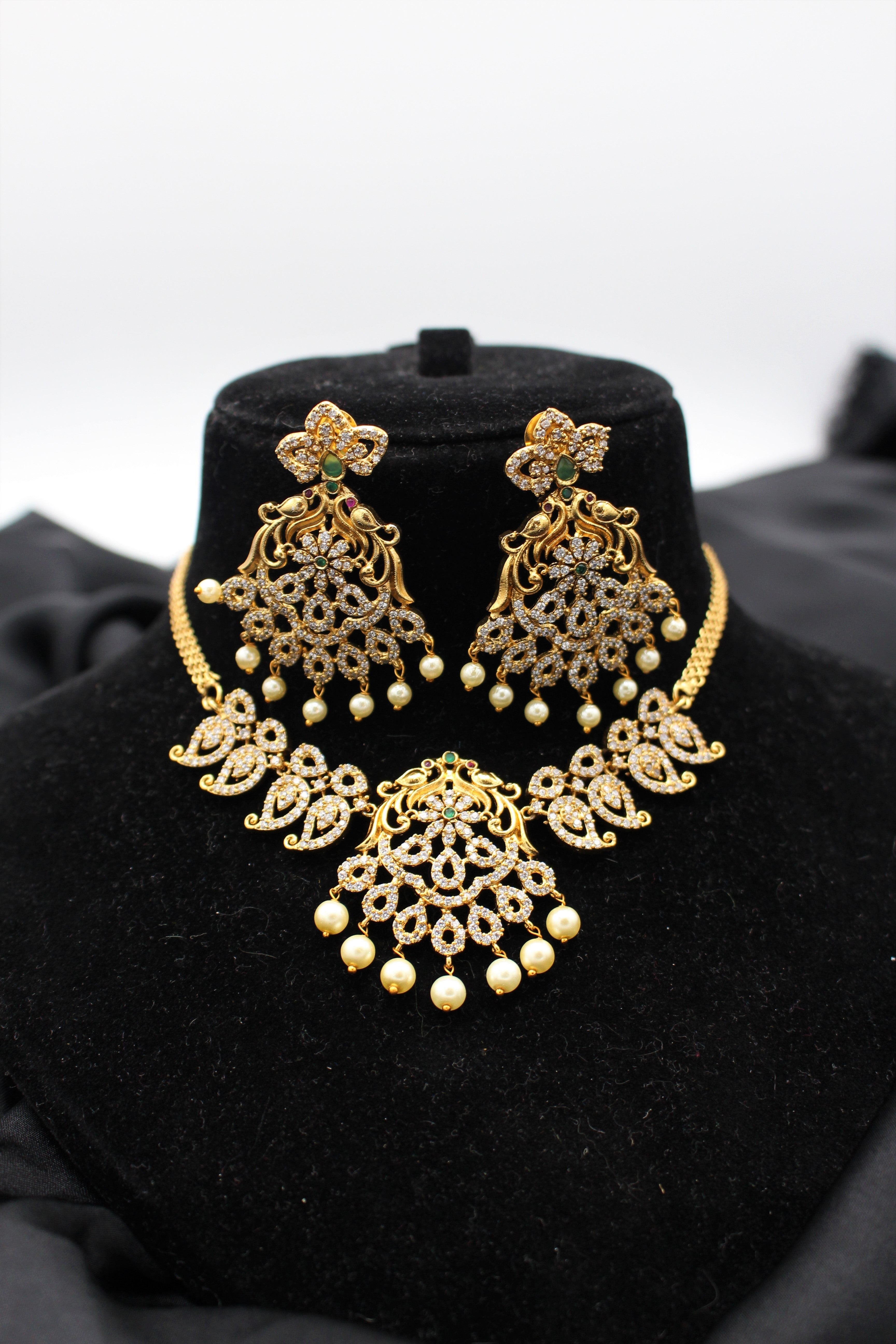 Gold Plated Choker Necklace - Aloro Jewels