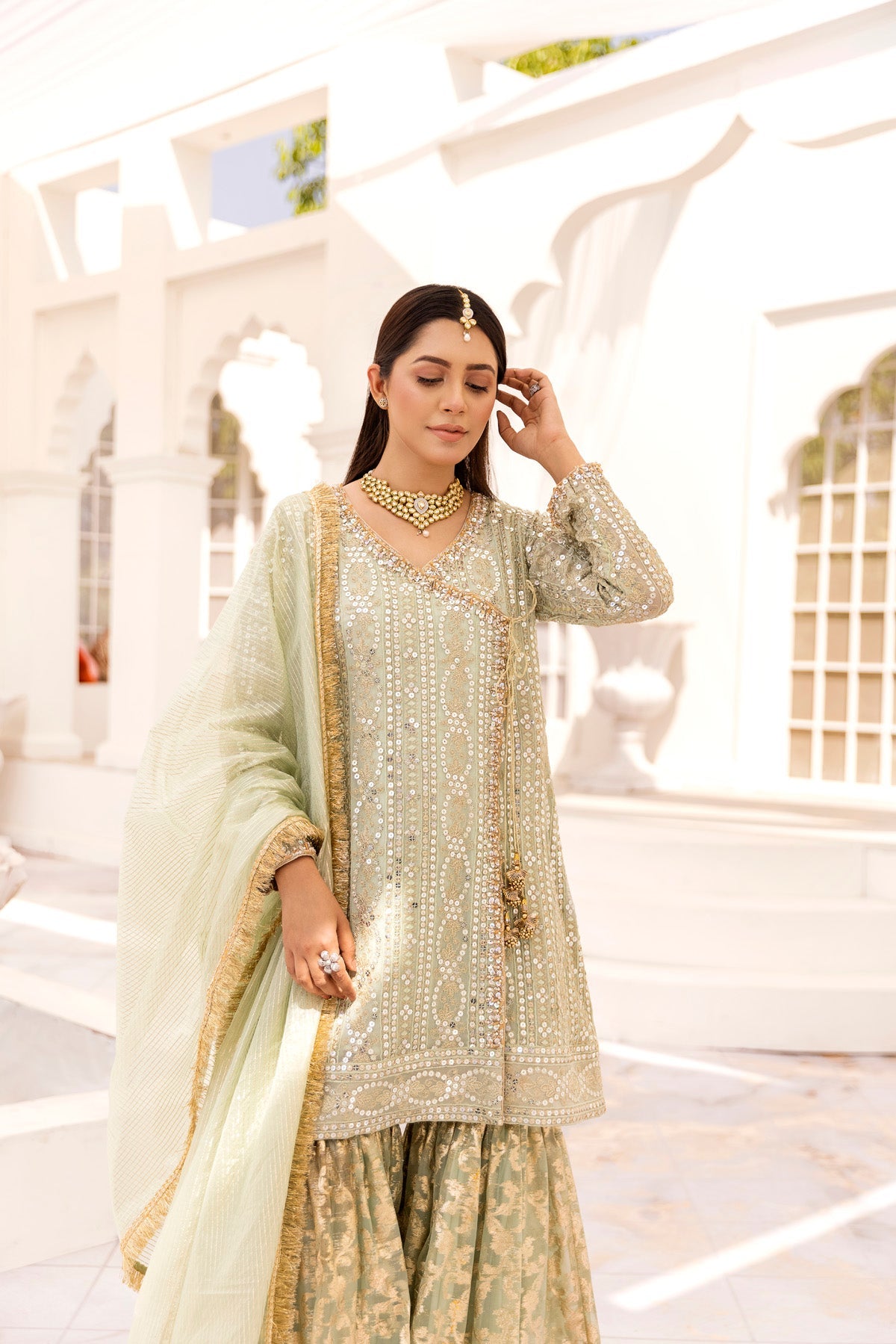 Rekha 3 Piece Stitched - Javeria Zoa