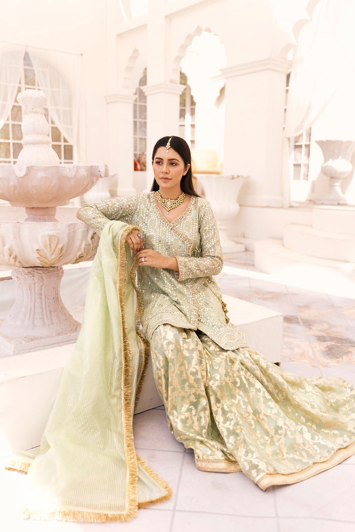 Rekha 3 Piece Stitched - Javeria Zoa