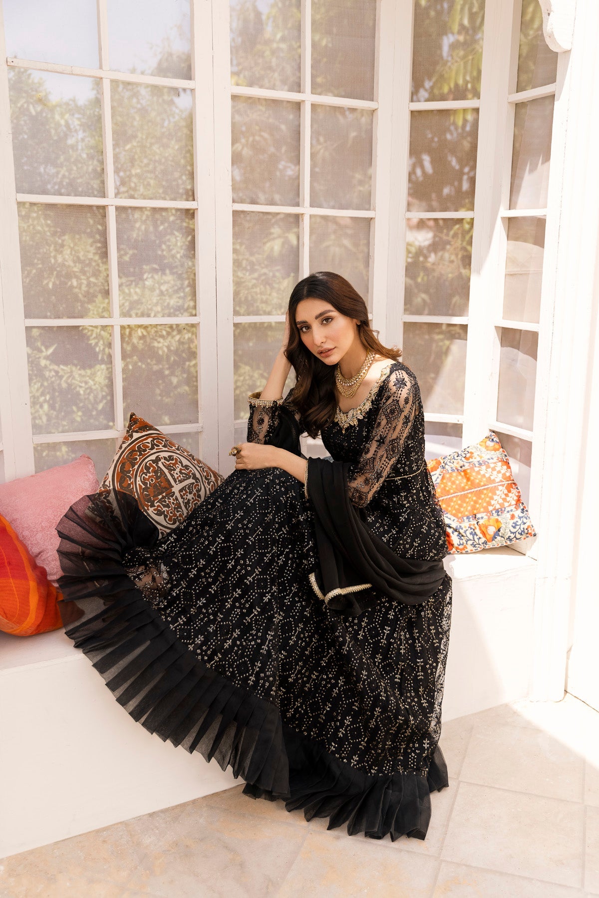 Reyna 3 Piece Stitched - Javeria Zoa