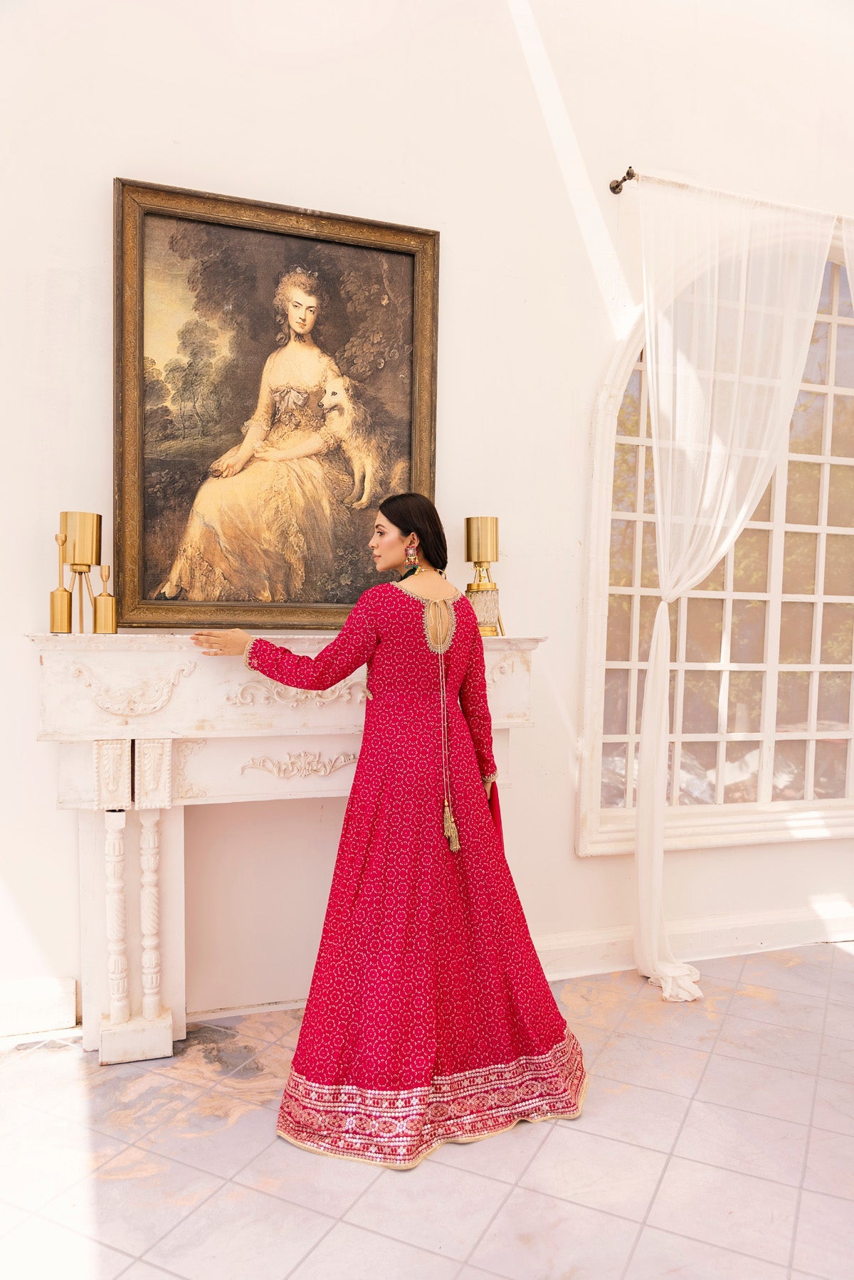 Merah 3 Piece Stitched - Javeria Zoa