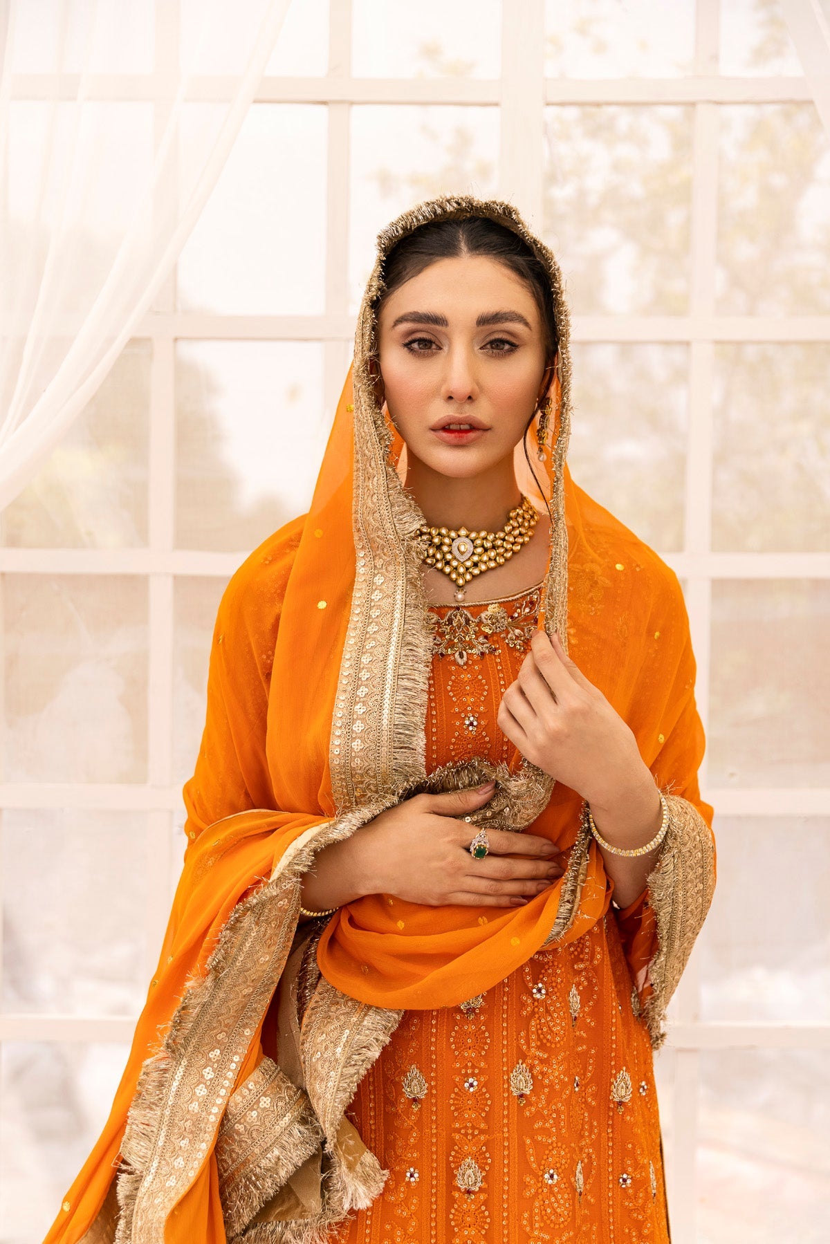 Mirha 3 Piece Stitched - Javeria Zoa