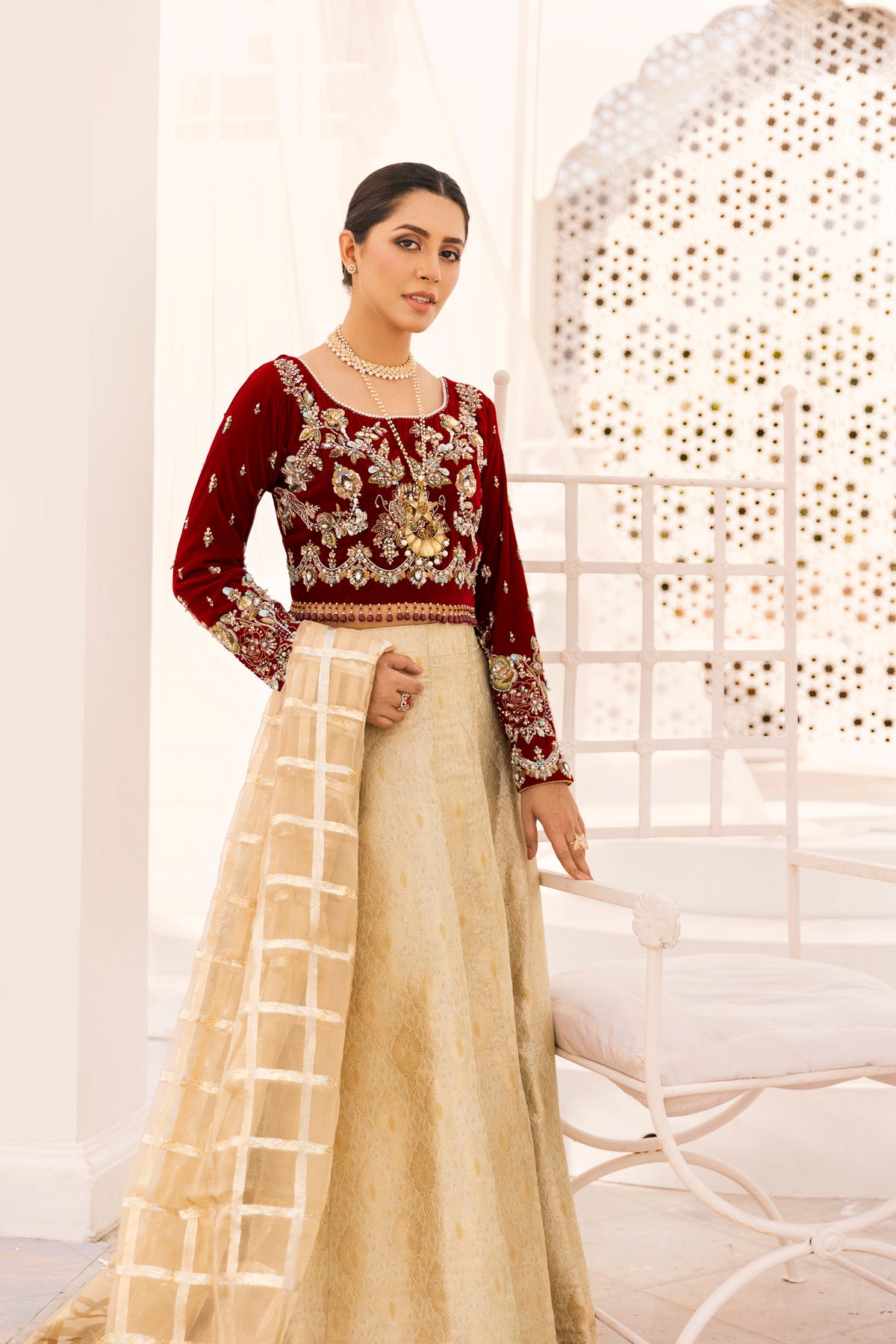 Arya 3 Piece Stitched - Javeria Zoa