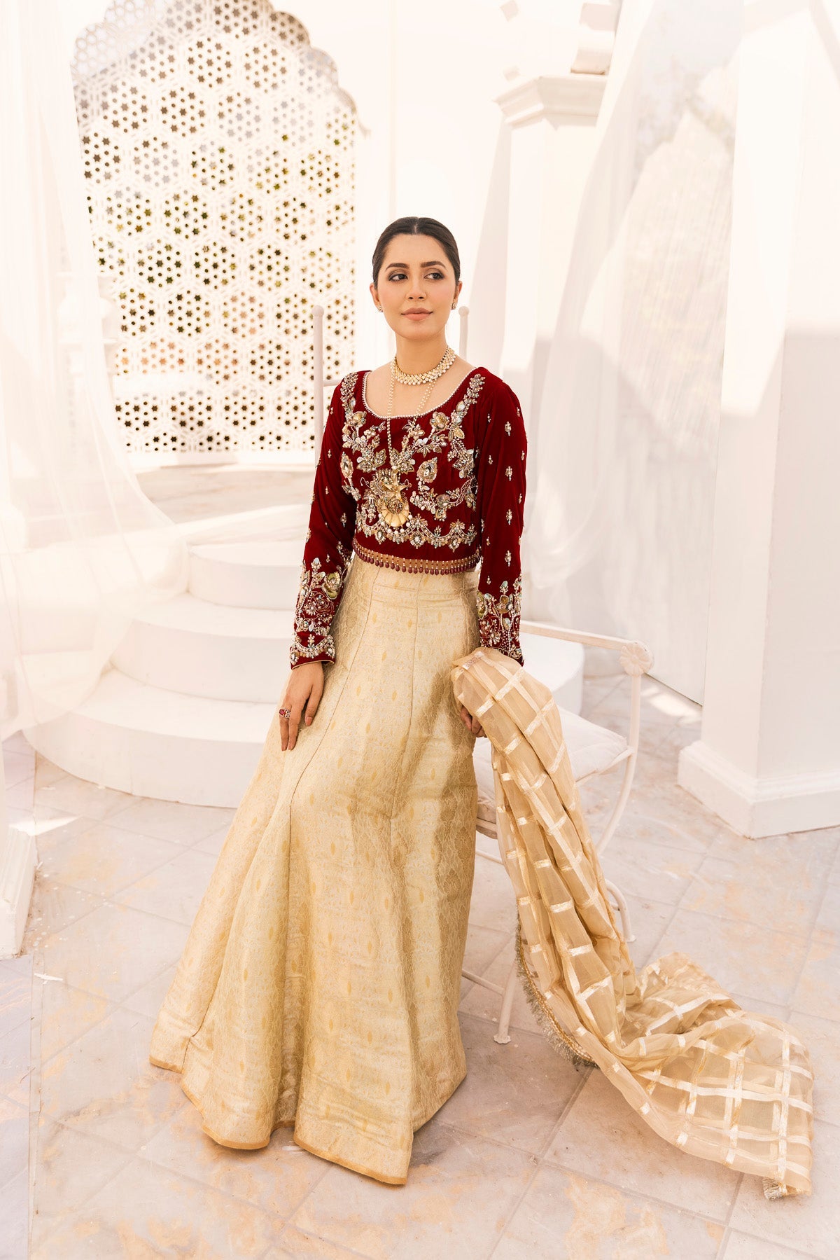 Arya 3 Piece Stitched - Javeria Zoa