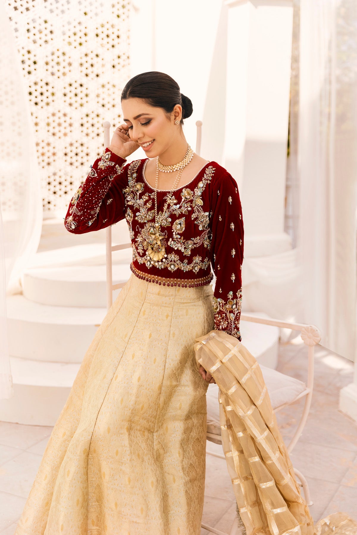 Arya 3 Piece Stitched - Javeria Zoa