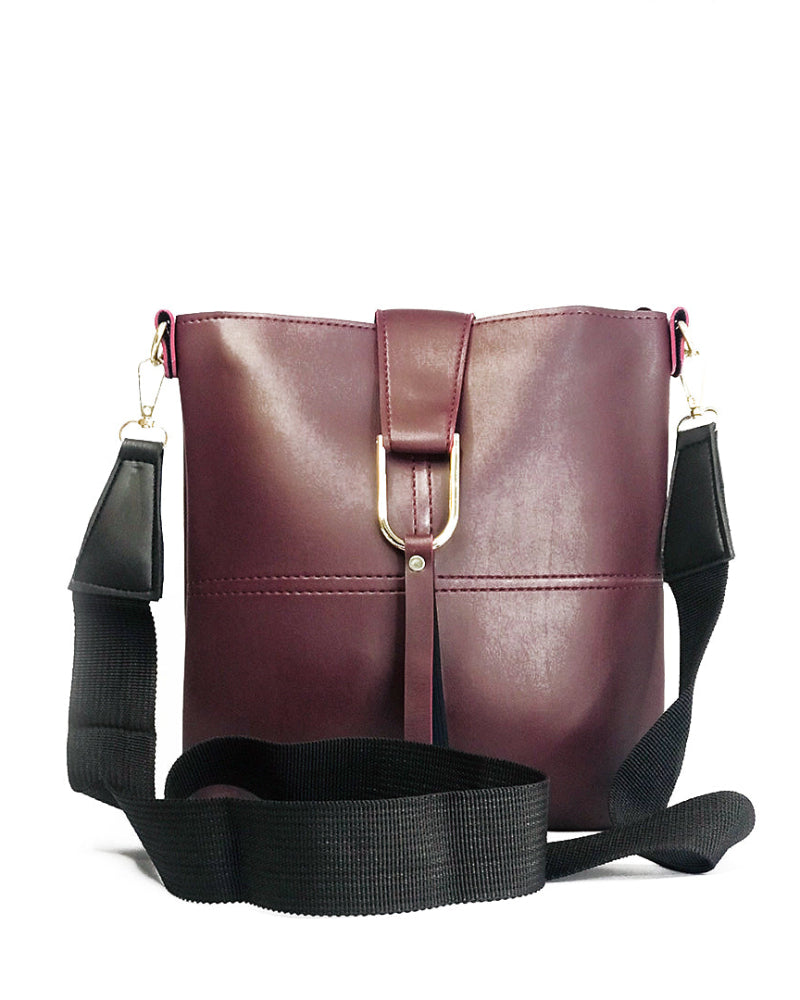 Bob Maroon Crossbody bag - Bag X