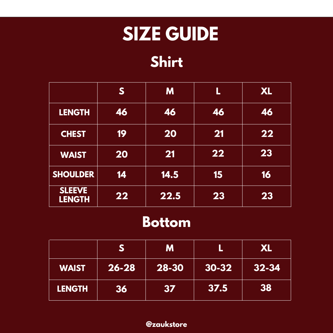 Burgundy Co-Ord Set - Zauk Store