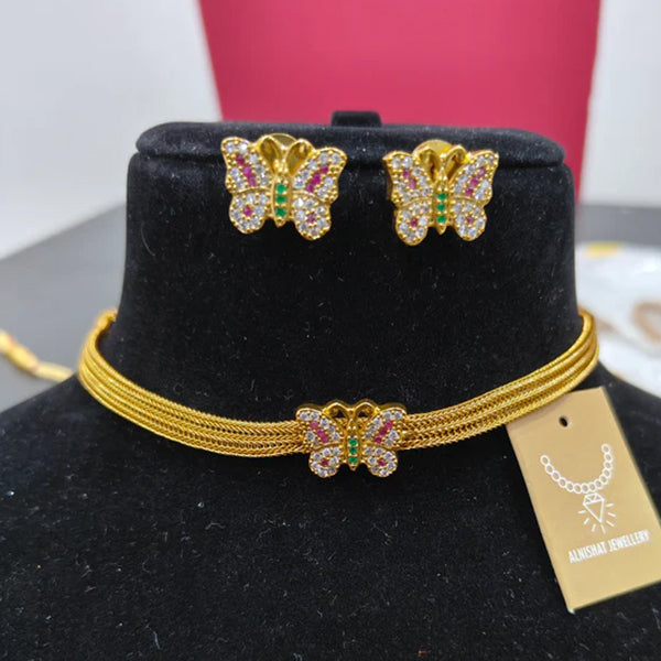 Butterfly Choker Necklace - Aloro Jewels