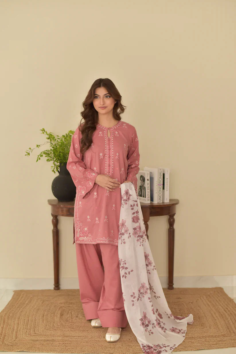 LOVE 3 PC EMBROIDERY - Tawakal Closet