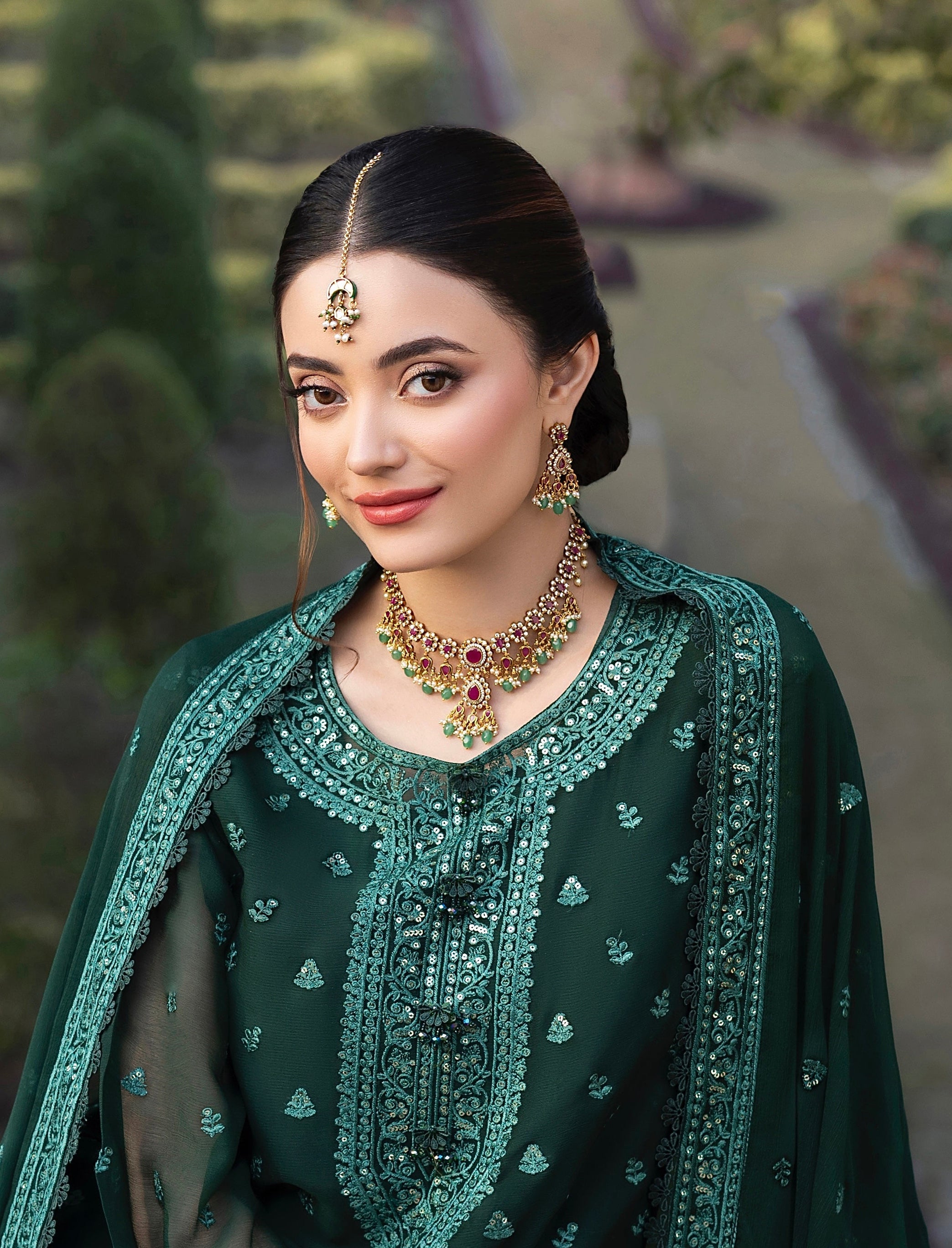 Aqua Moti Set - Aloro Jewels