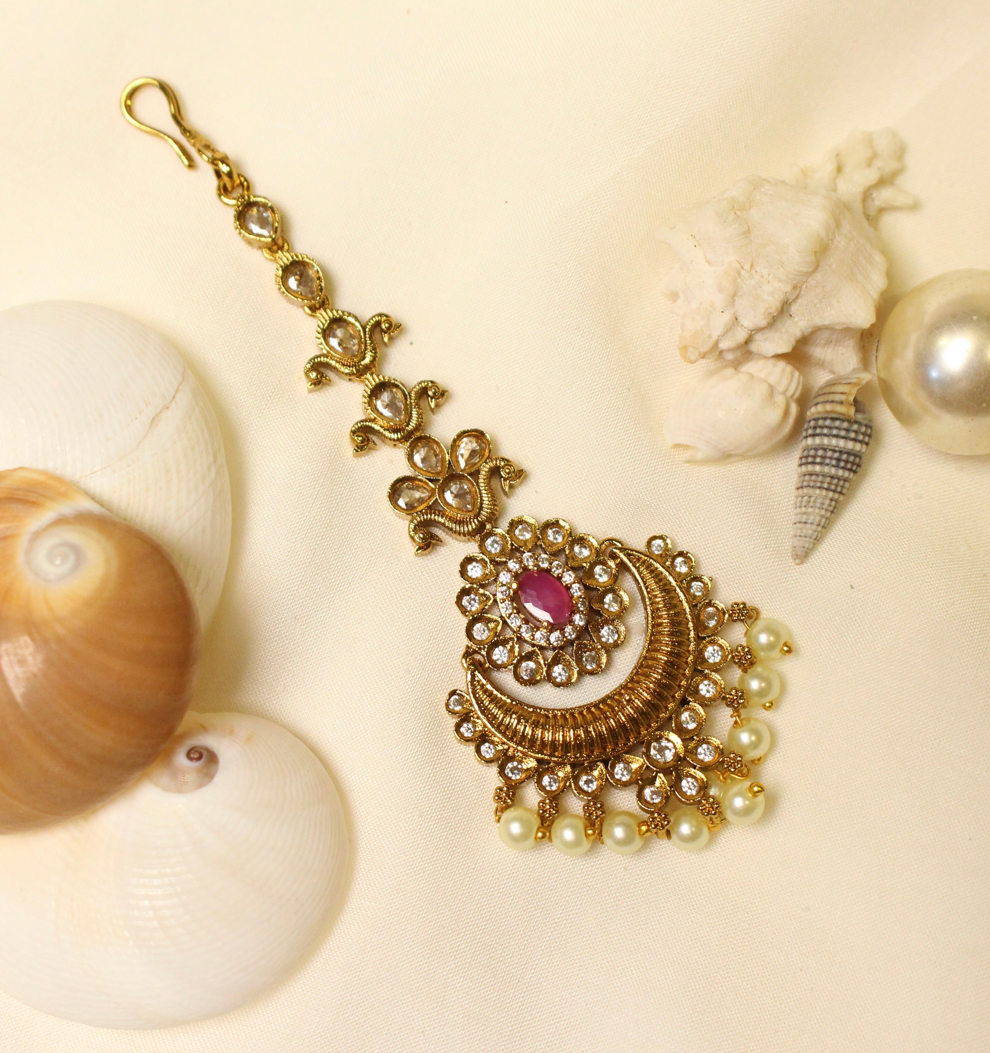 Jadau Bindi Matt Finish - Aloro Jewels