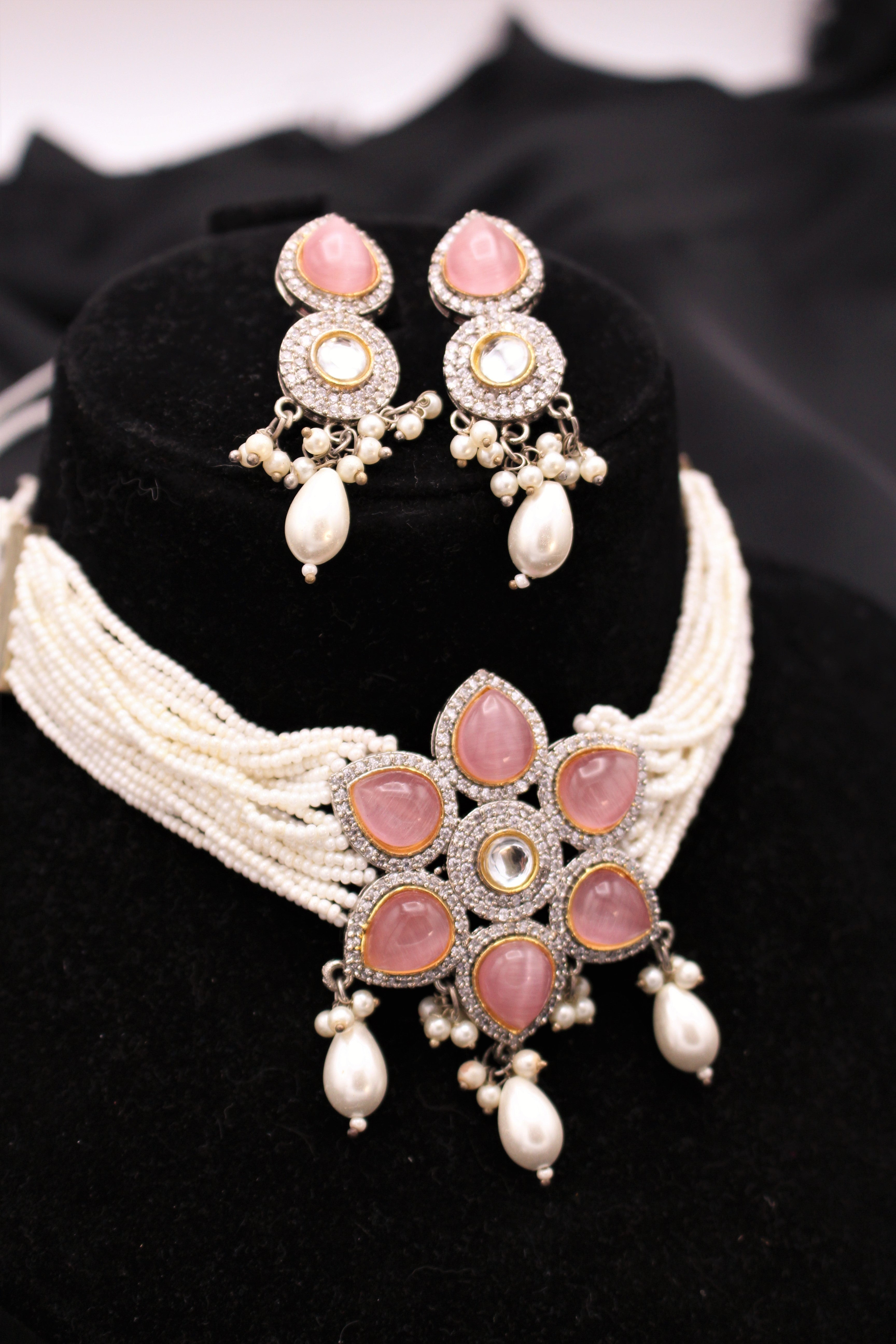 Water Pink Choker - Aloro Jewels