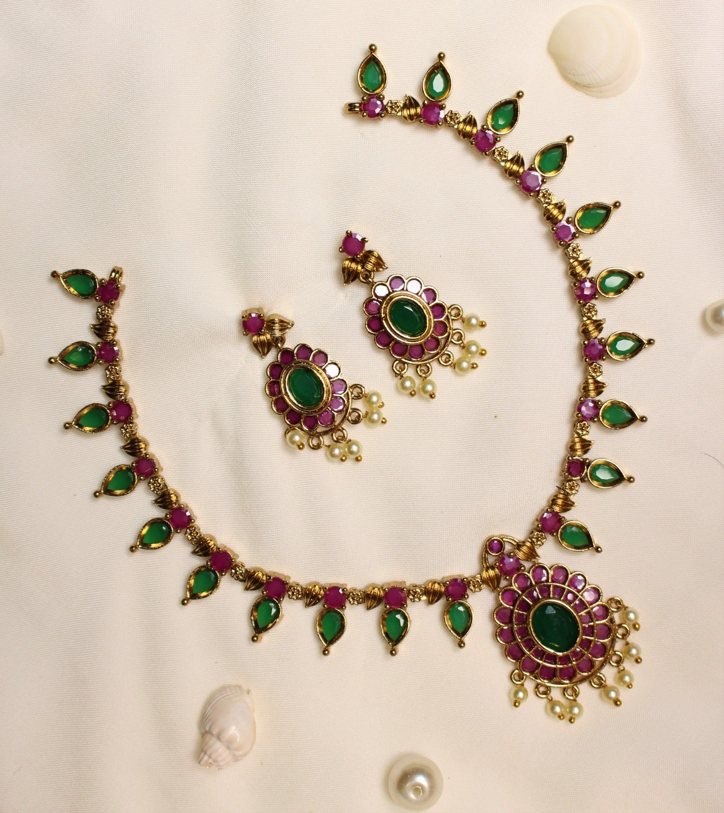 South Kundan Set - Aloro Jewels