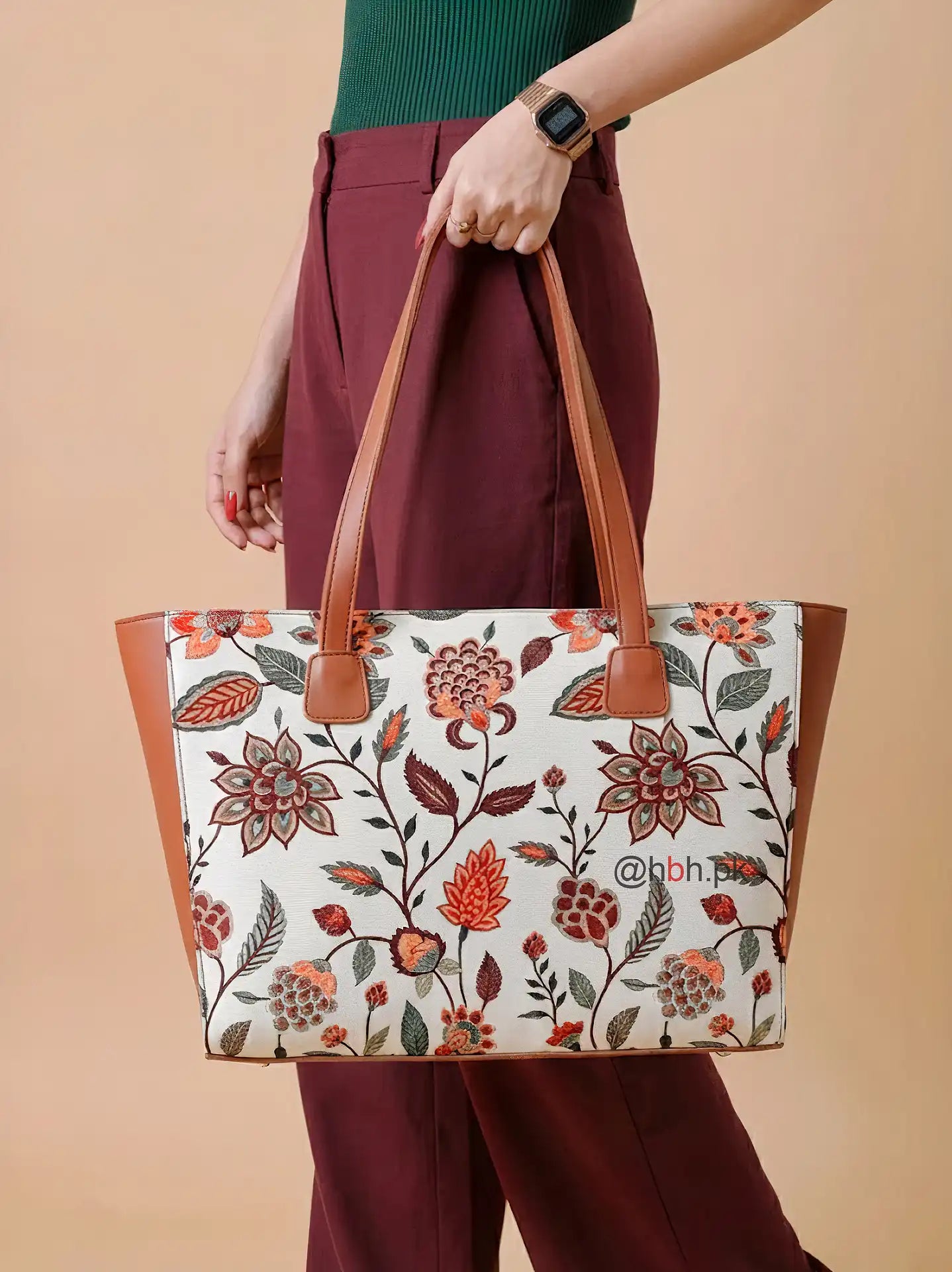 Uni Canvas Tote - Brown - HBH