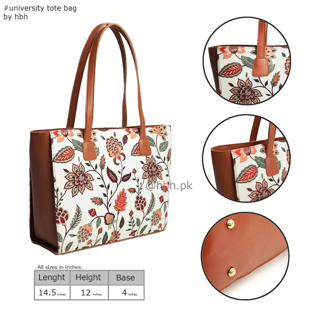 Uni Canvas Tote - Brown - HBH