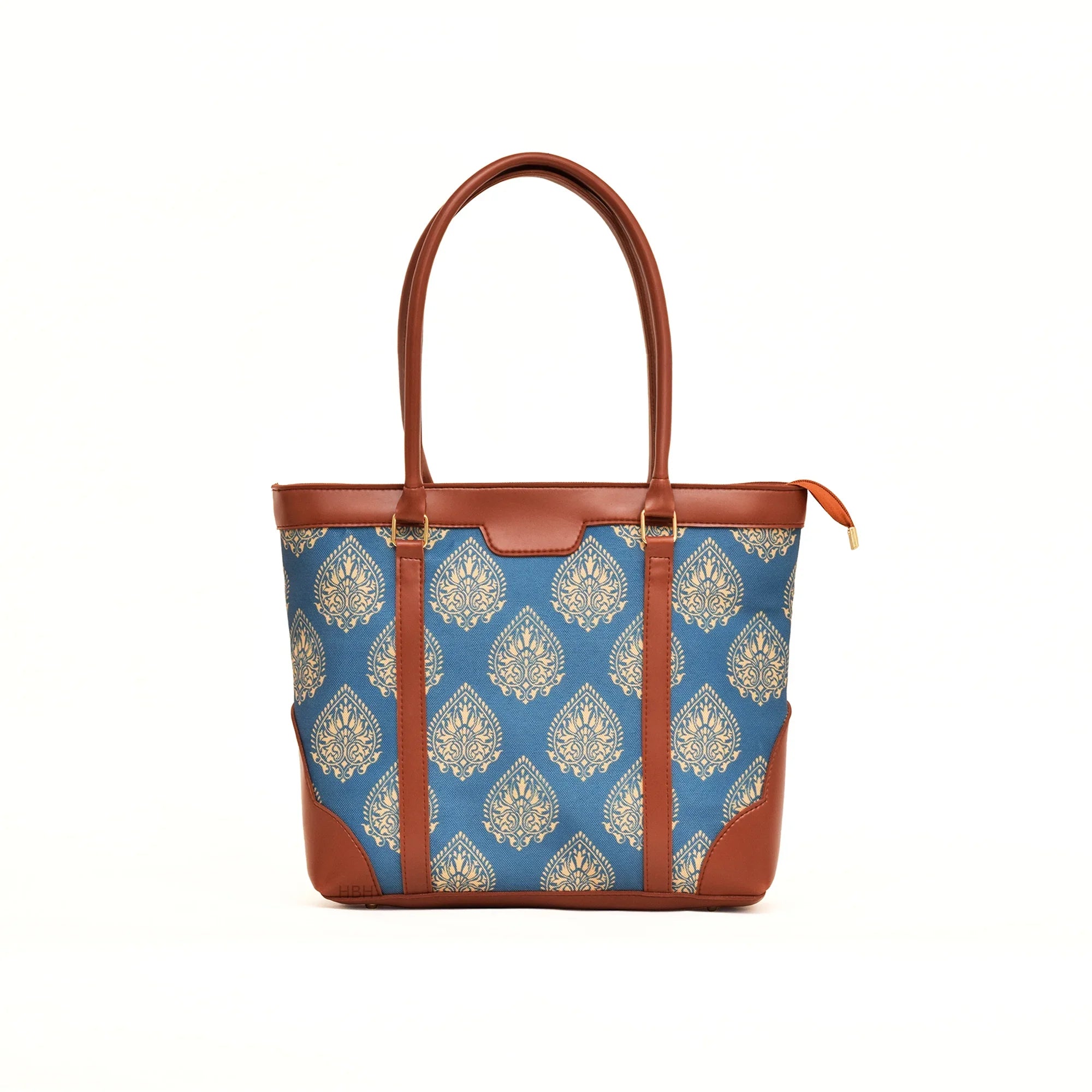 Canvas Tote Bag (Blue Motif) - Miraas Tote | by HBH Pk