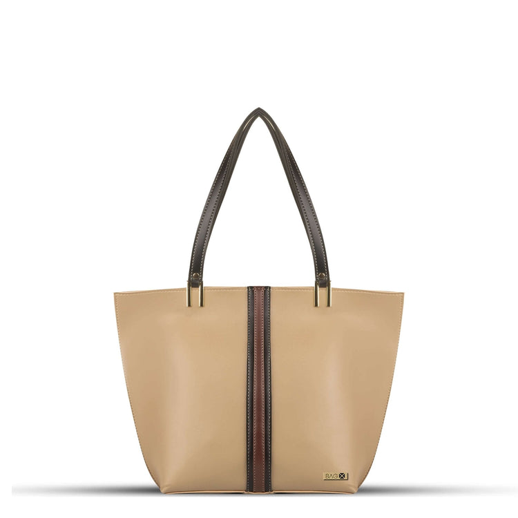 Celeste Beige Tote Bag - Bag X