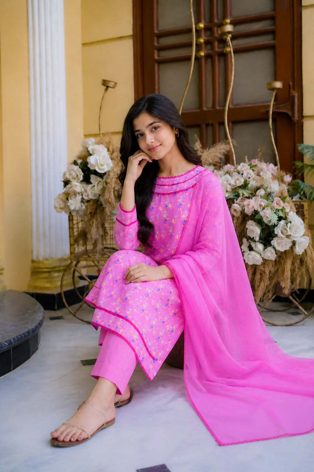 Sweet pink 3 piece suit - Shadeforteen