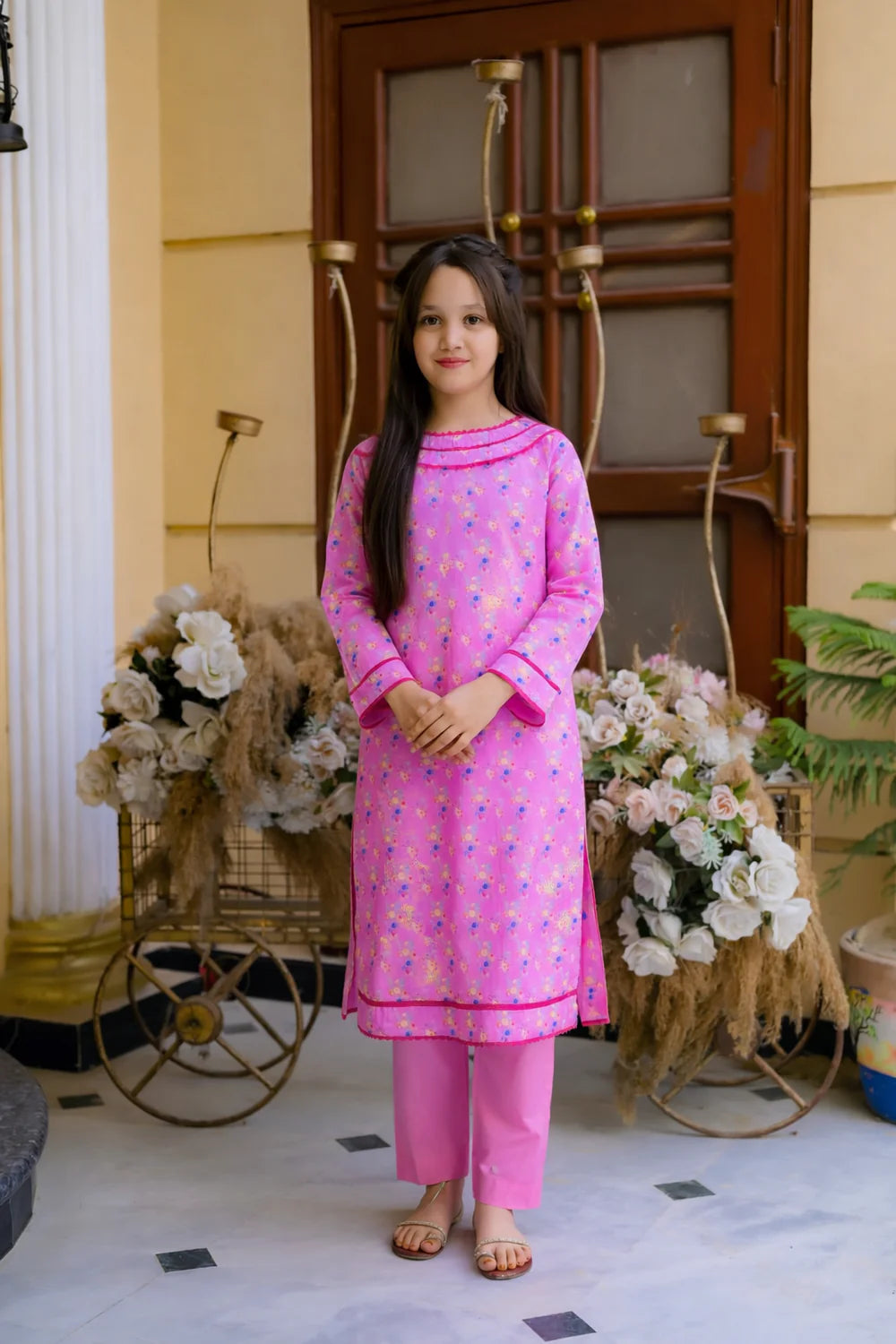 Sweet Pink Sparkle 2 Piece Suit -  Shadeforteen