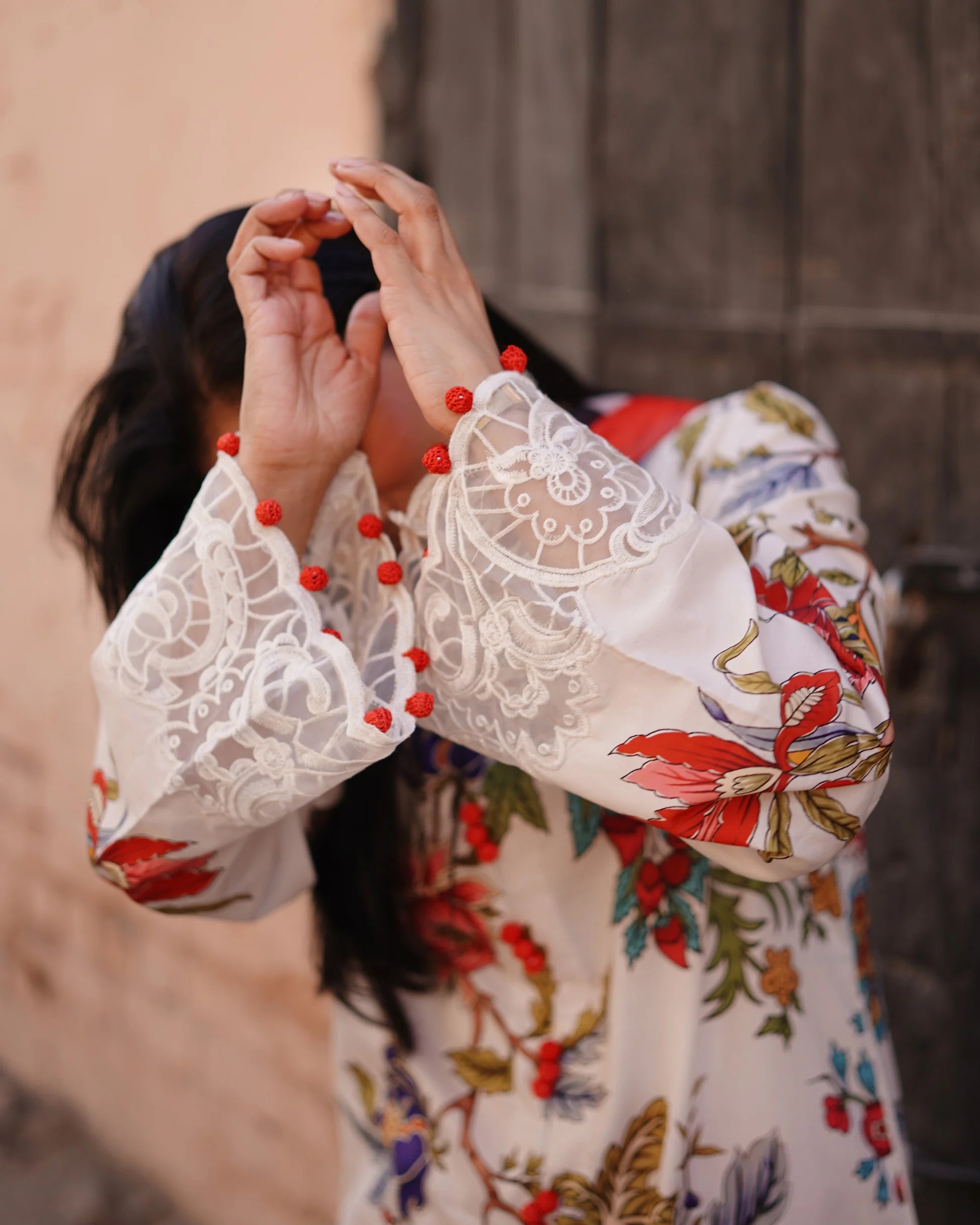 3 Piece Unstitched - Premium Lawn White Suit - Abeer Rasheed