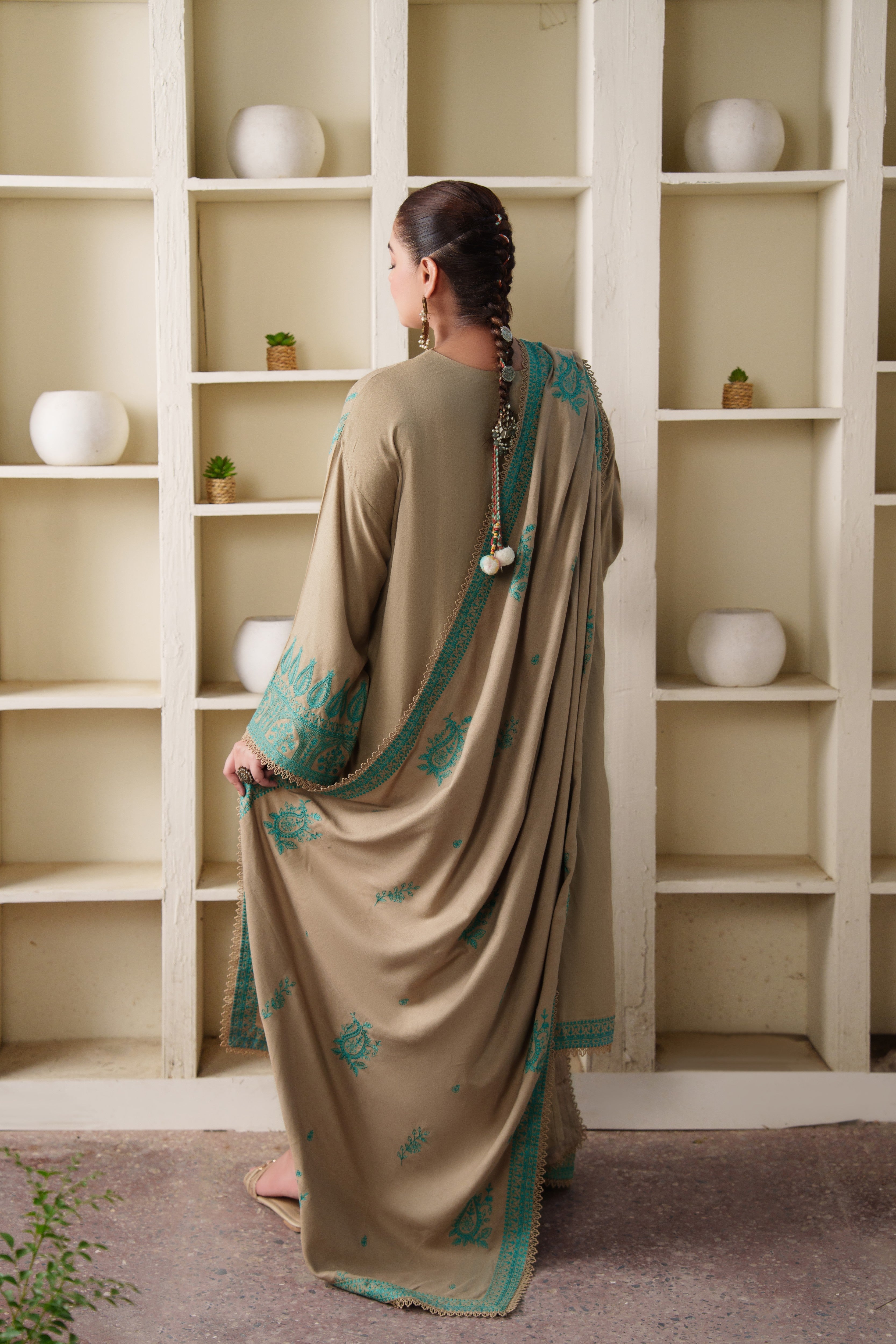 Kashish-e-Kora 3Piece Stitched - Tawakal Closet