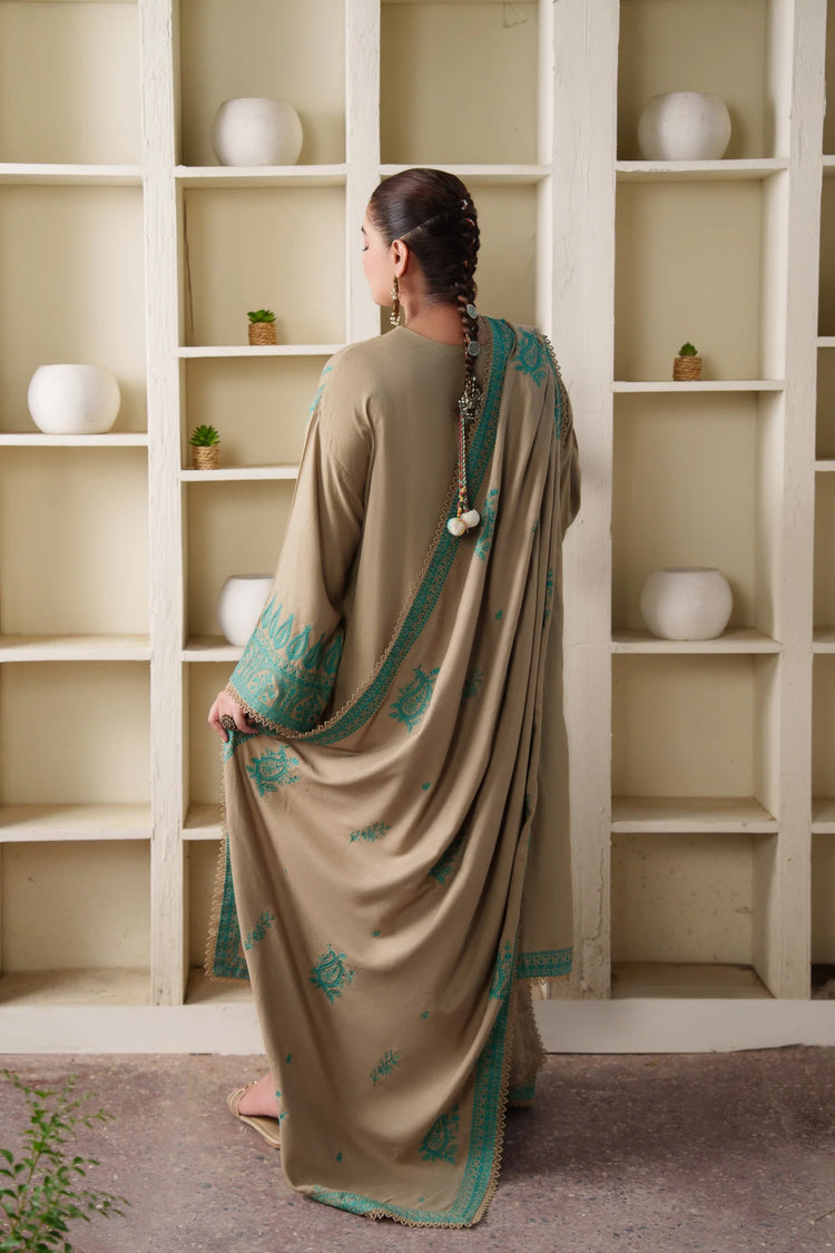 Zarqeen 3Piece - Premium Linen - Tawakal Closet