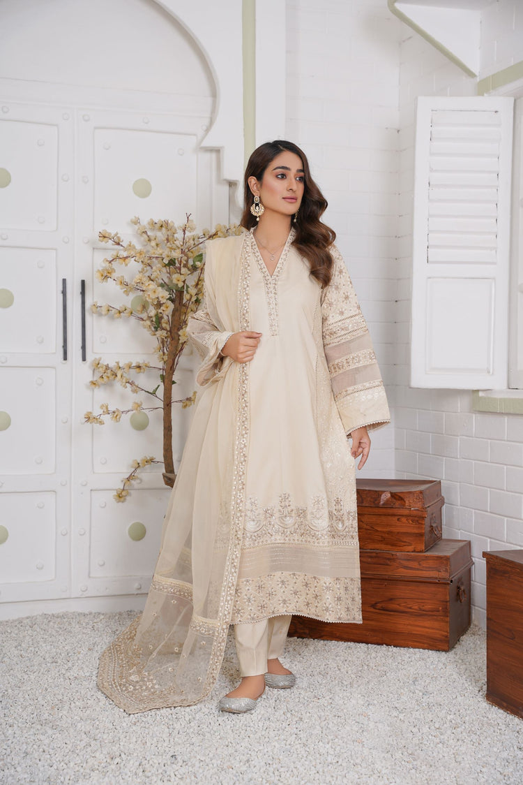 PRET Luxury Embroidered - 3 PC - Threads & Weaves