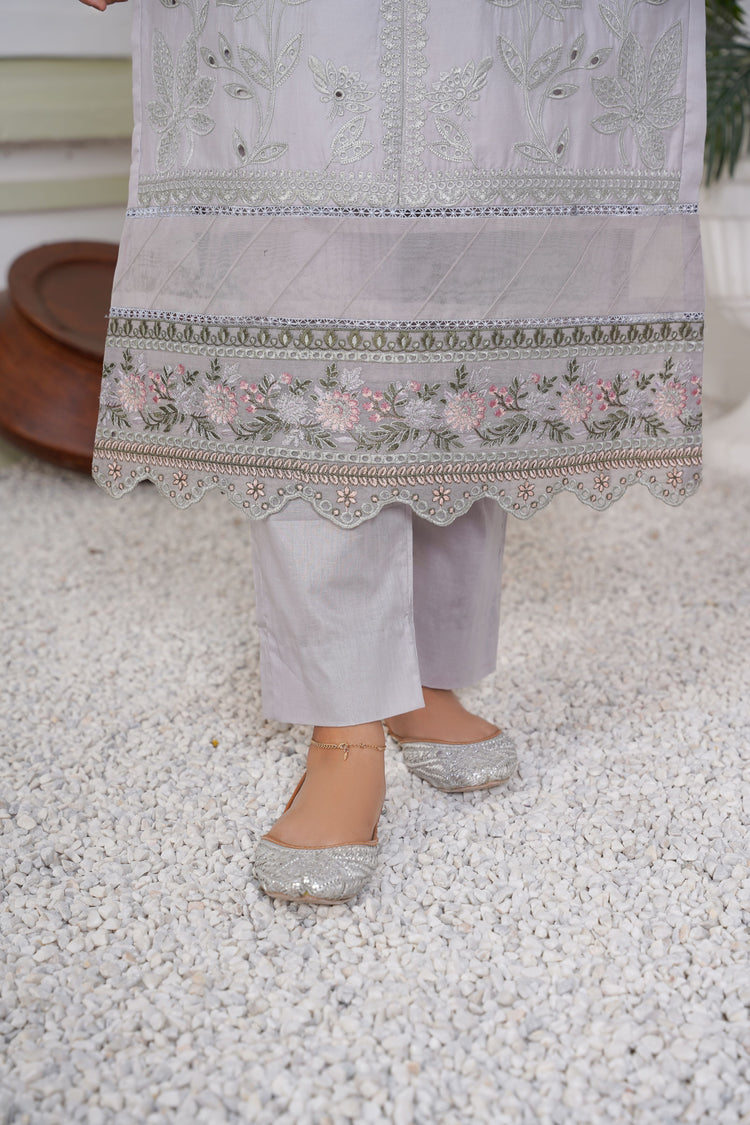 PRET Embroidered Chikankari - 3 PC - Threads & Weaves