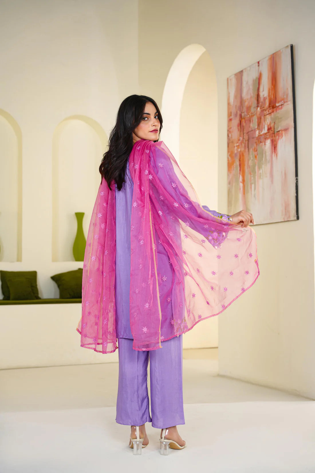 Purple Horizon - Silk Japanese - Jaanib