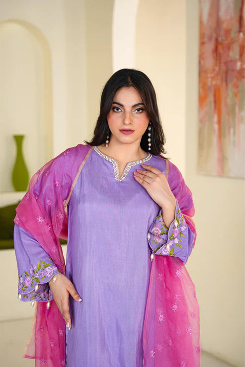 Purple Horizon - Silk Japanese - Jaanib