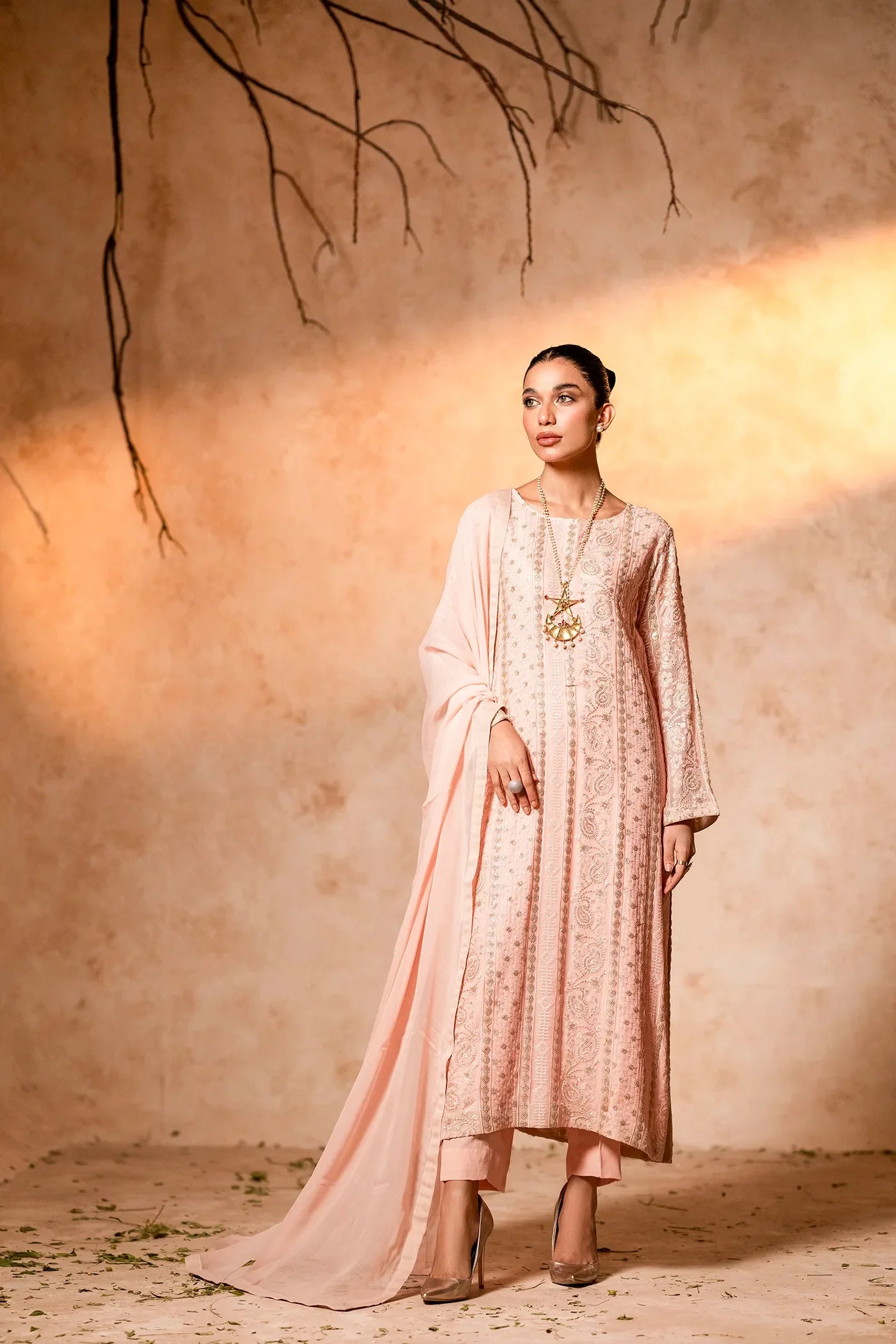 Rouge 3 Piece Stitched - Javeria Zoa