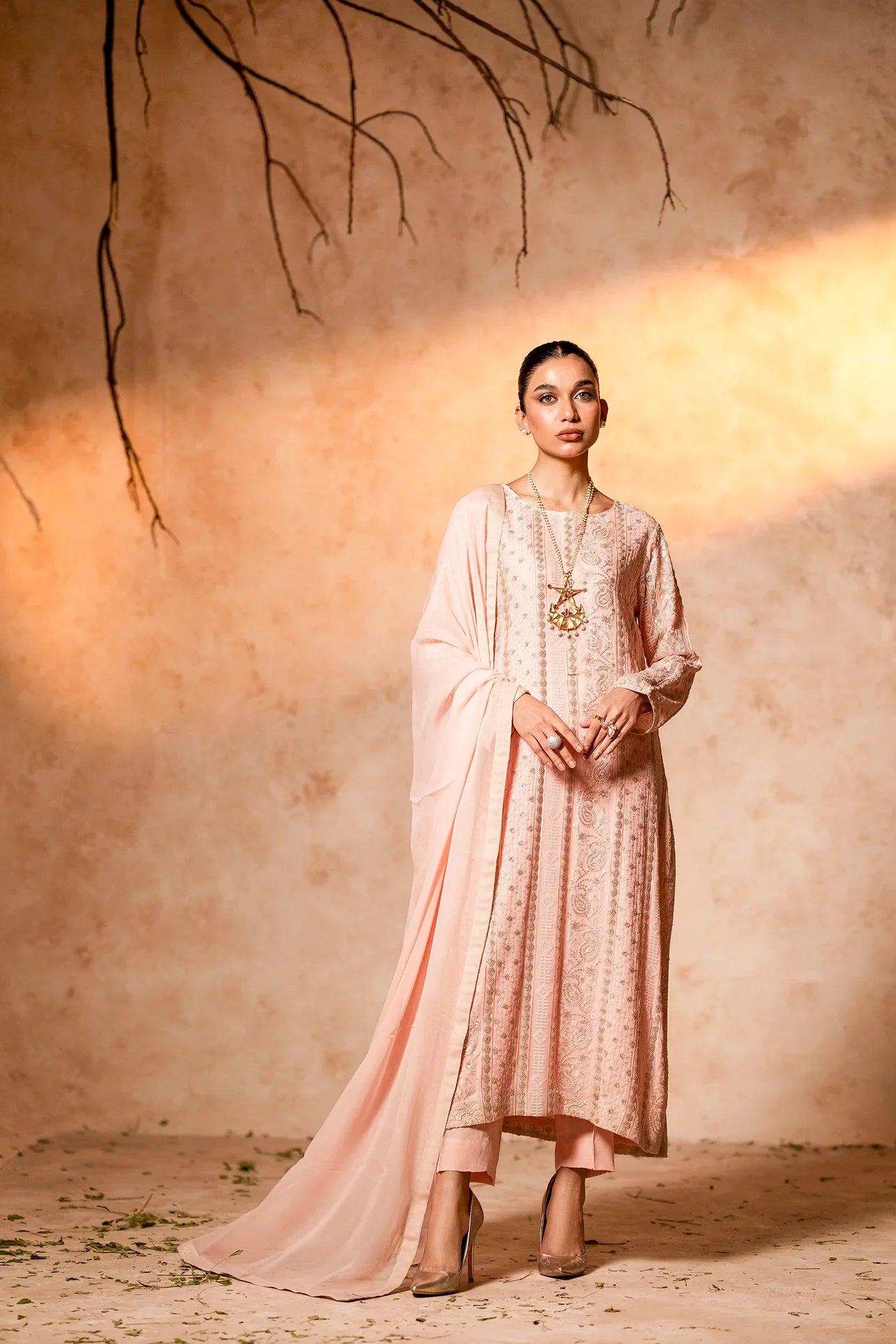 Rouge 3 Piece Stitched - Javeria Zoa