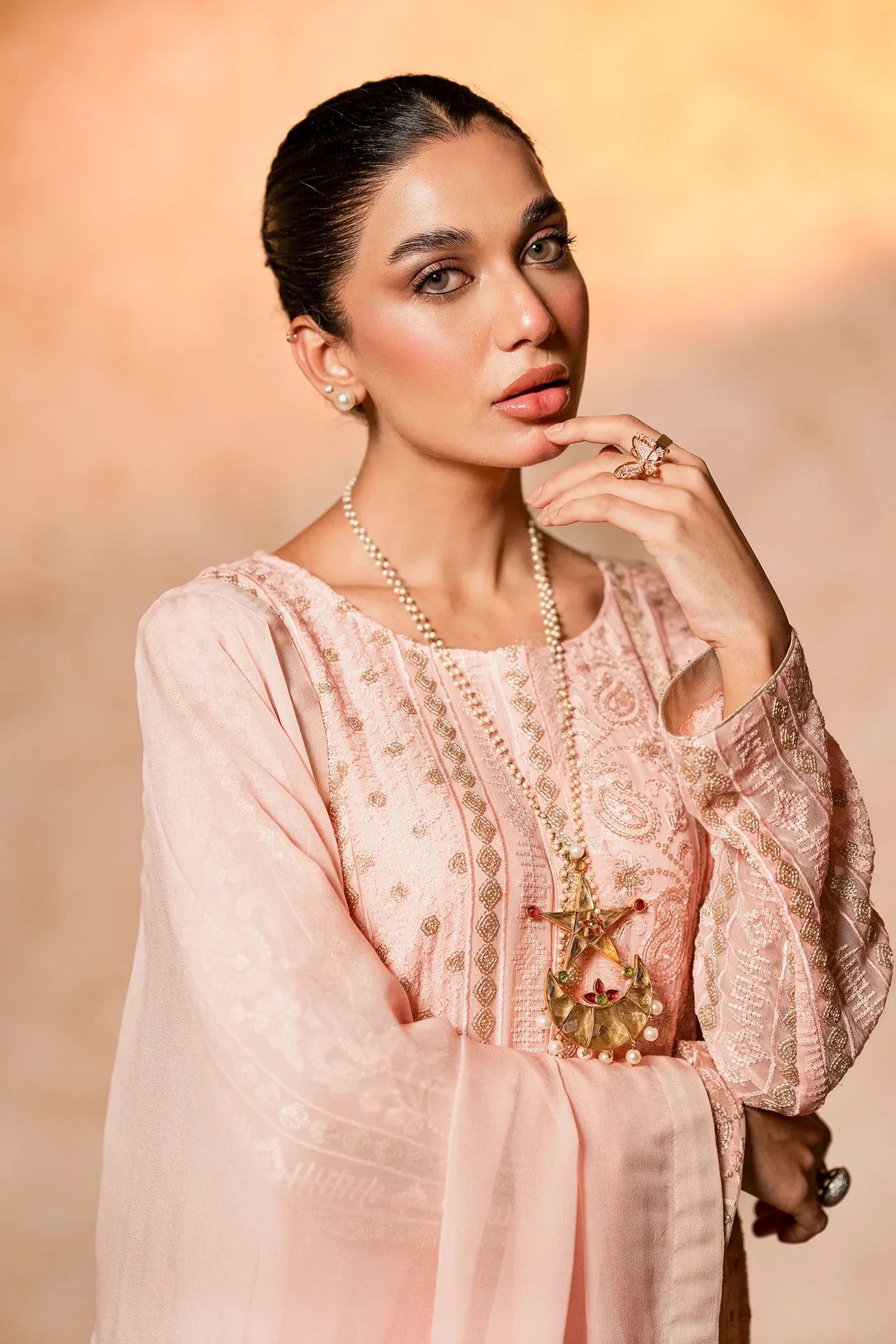 Rouge 3 Piece Stitched - Javeria Zoa