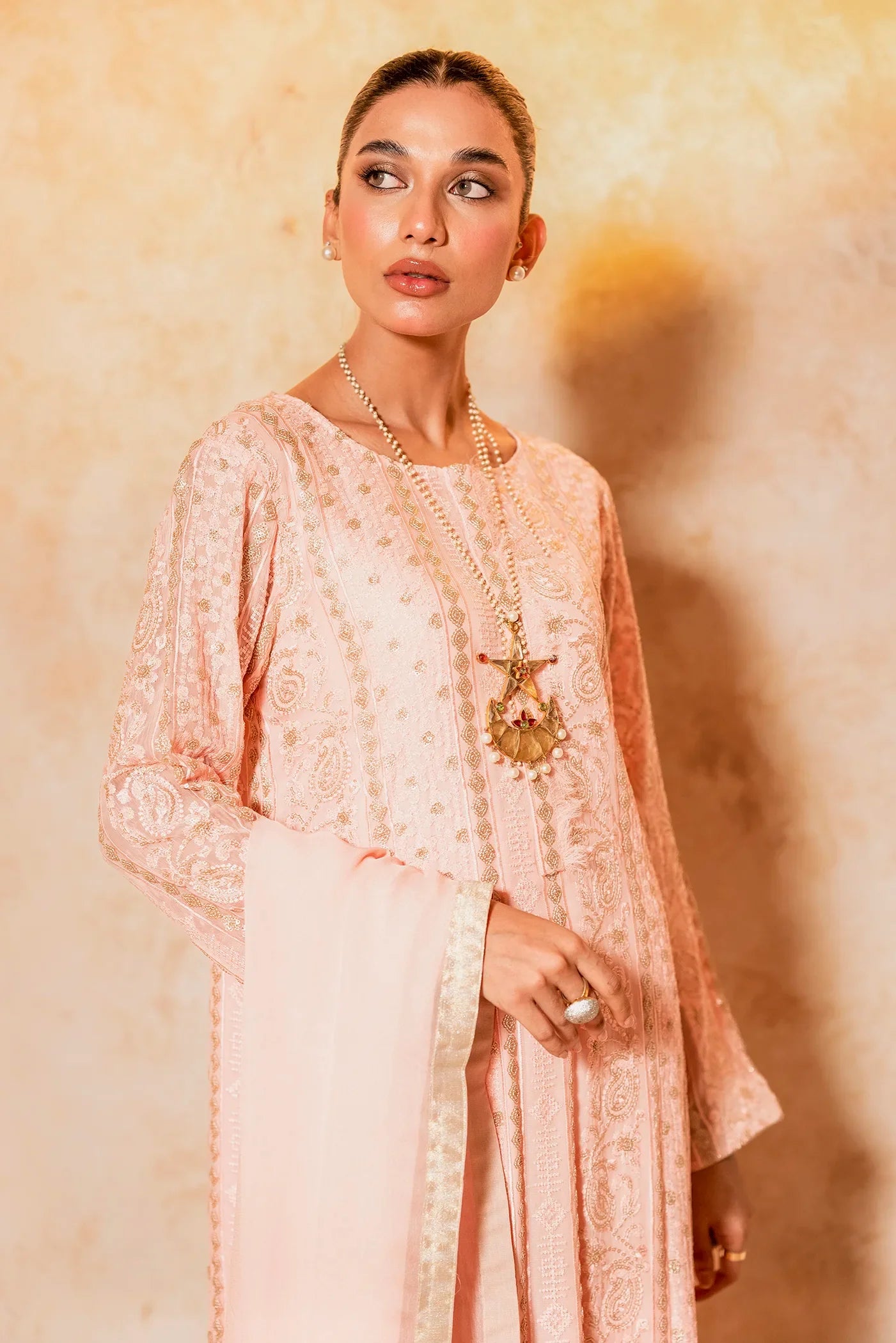 Rouge 3 Piece Stitched - Javeria Zoa
