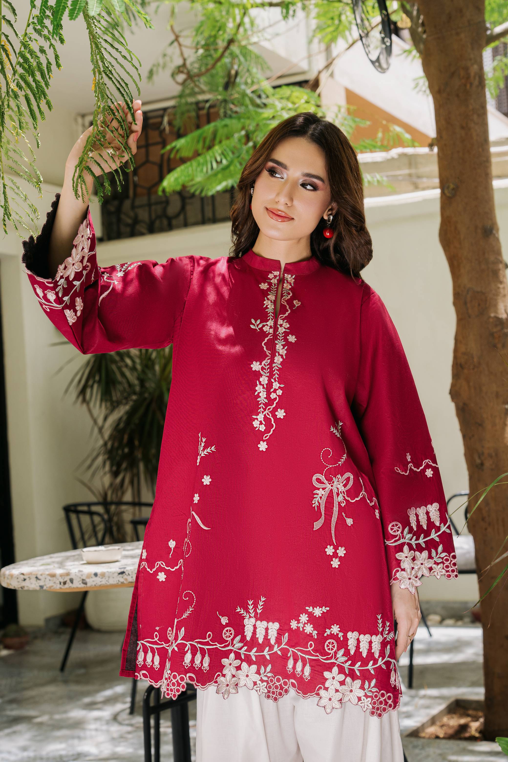 Rosette 3 PCs Embroidered - Tawakal Closet