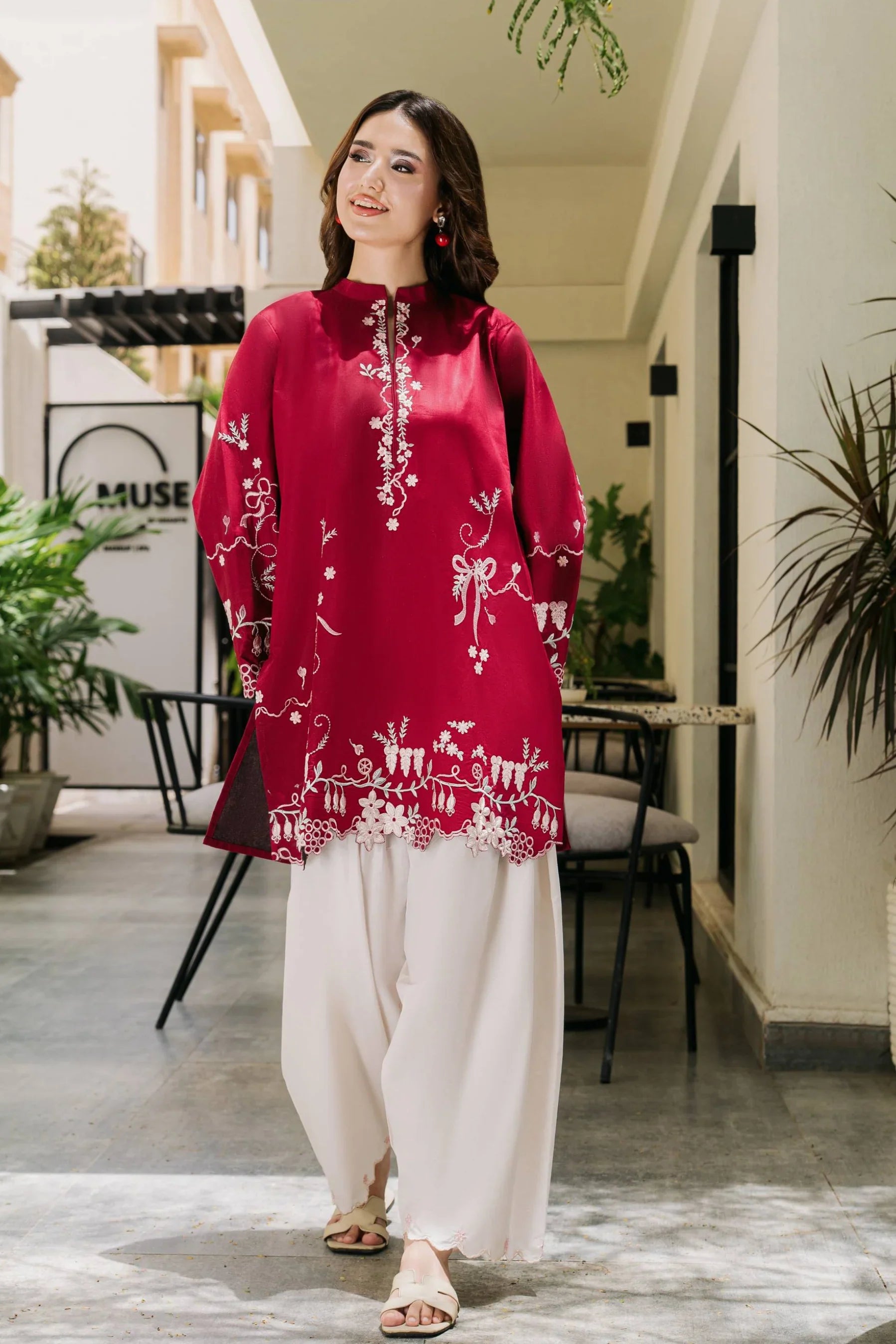 Rosette 3 PCs Embroidered - Tawakal Closet