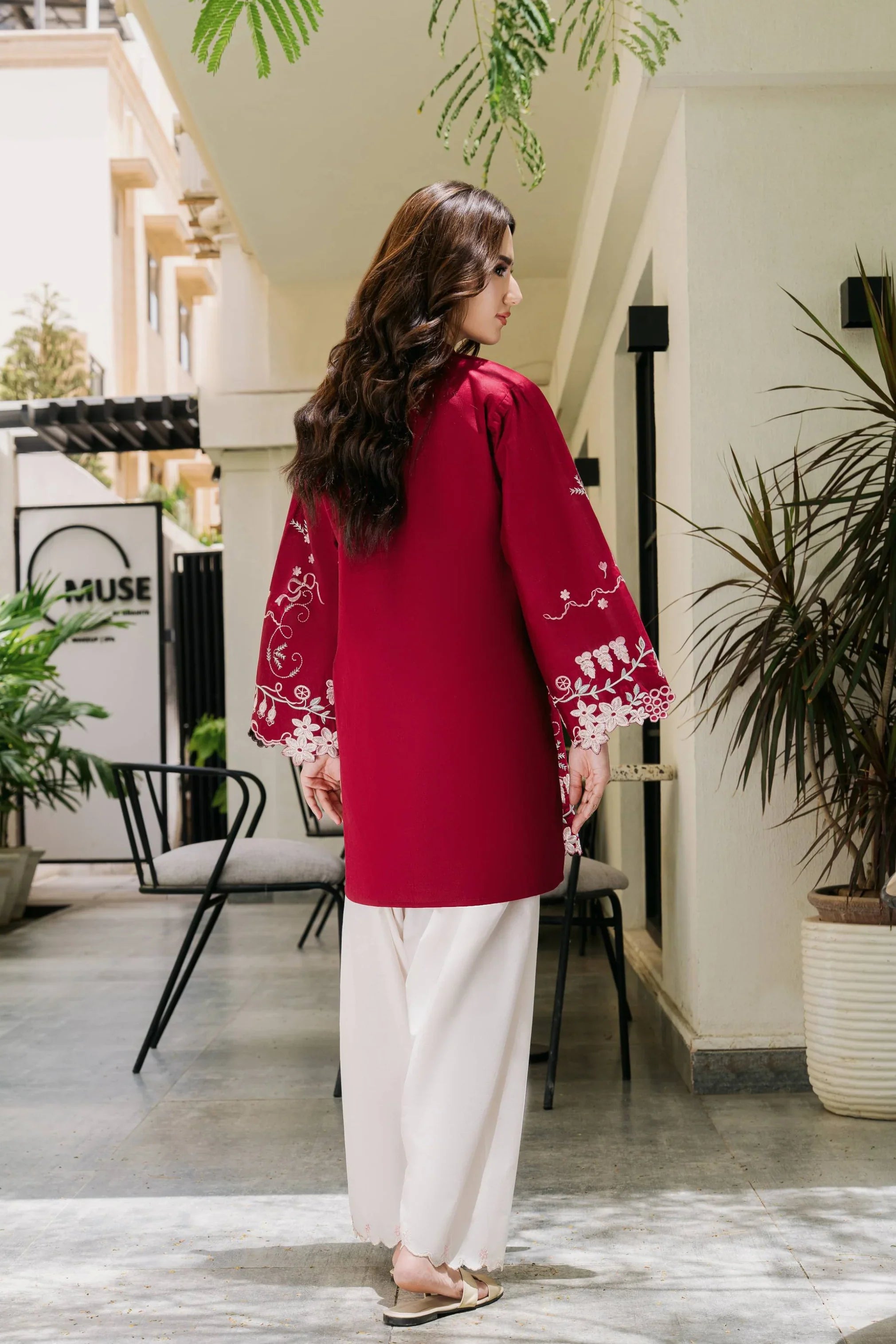 Rosette 3 PCs Embroidered - Tawakal Closet