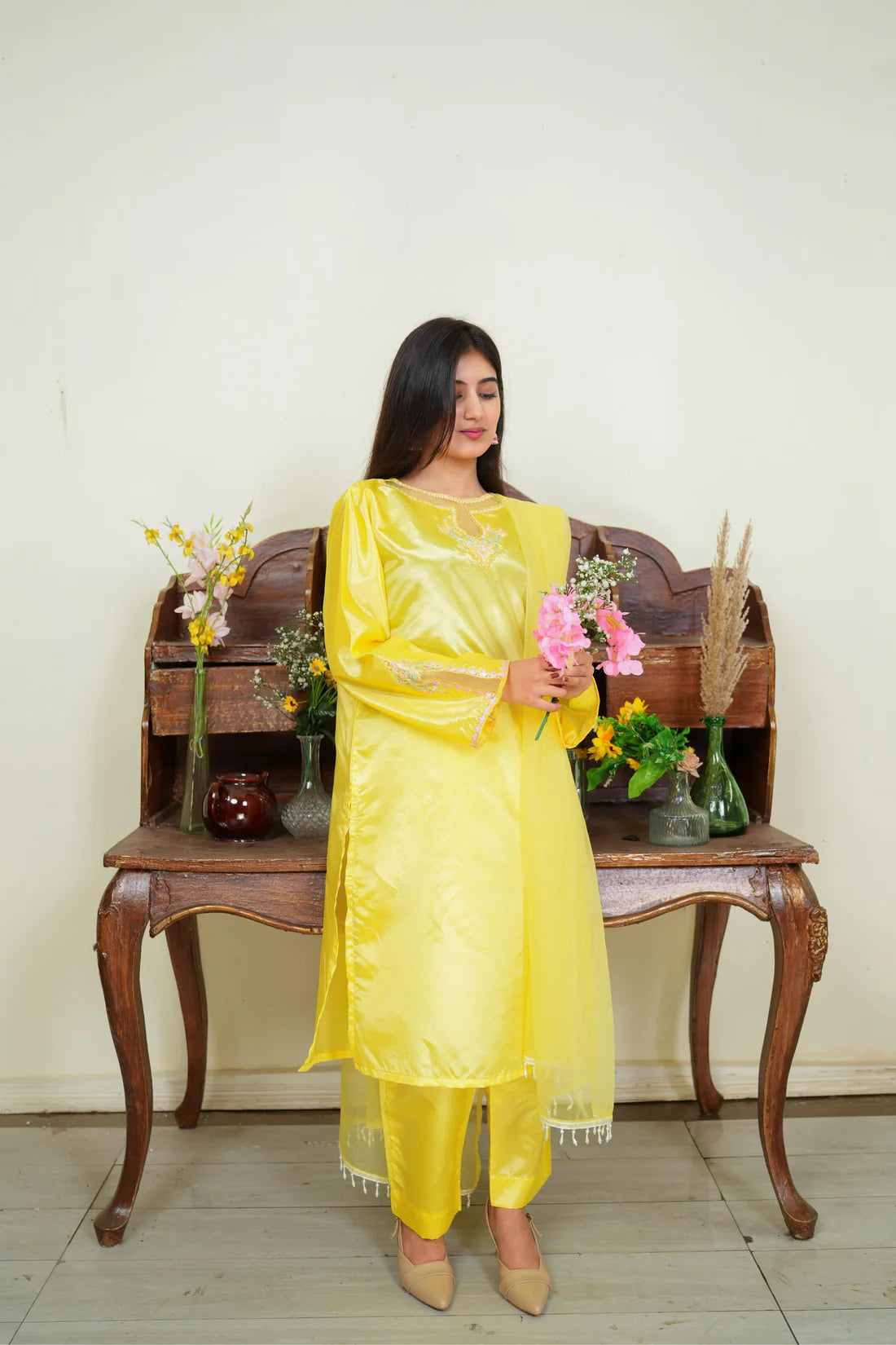Citrine Grace - Silk Chamki - Jaanib