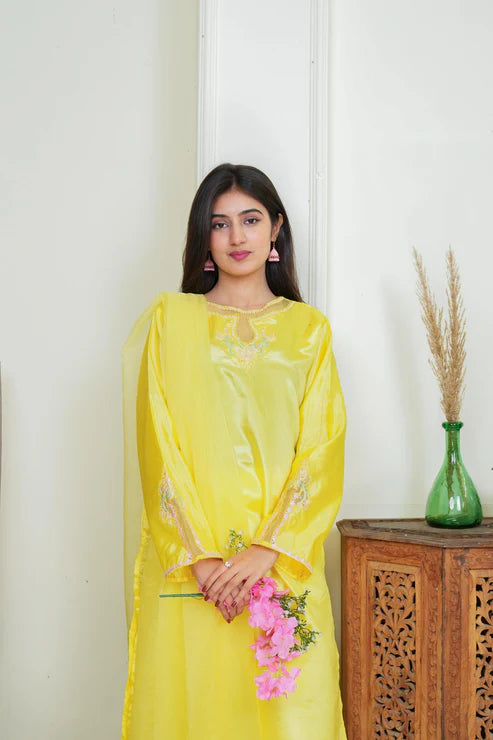 Citrine Grace - Silk Chamki - Jaanib