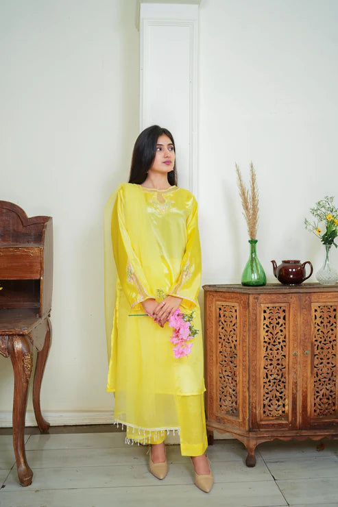 Citrine Grace - Silk Chamki - Jaanib