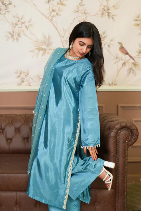 Blue Mirage - Silk Chamki - Jaanib