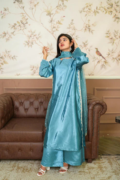 Blue Mirage - Silk Chamki - Jaanib