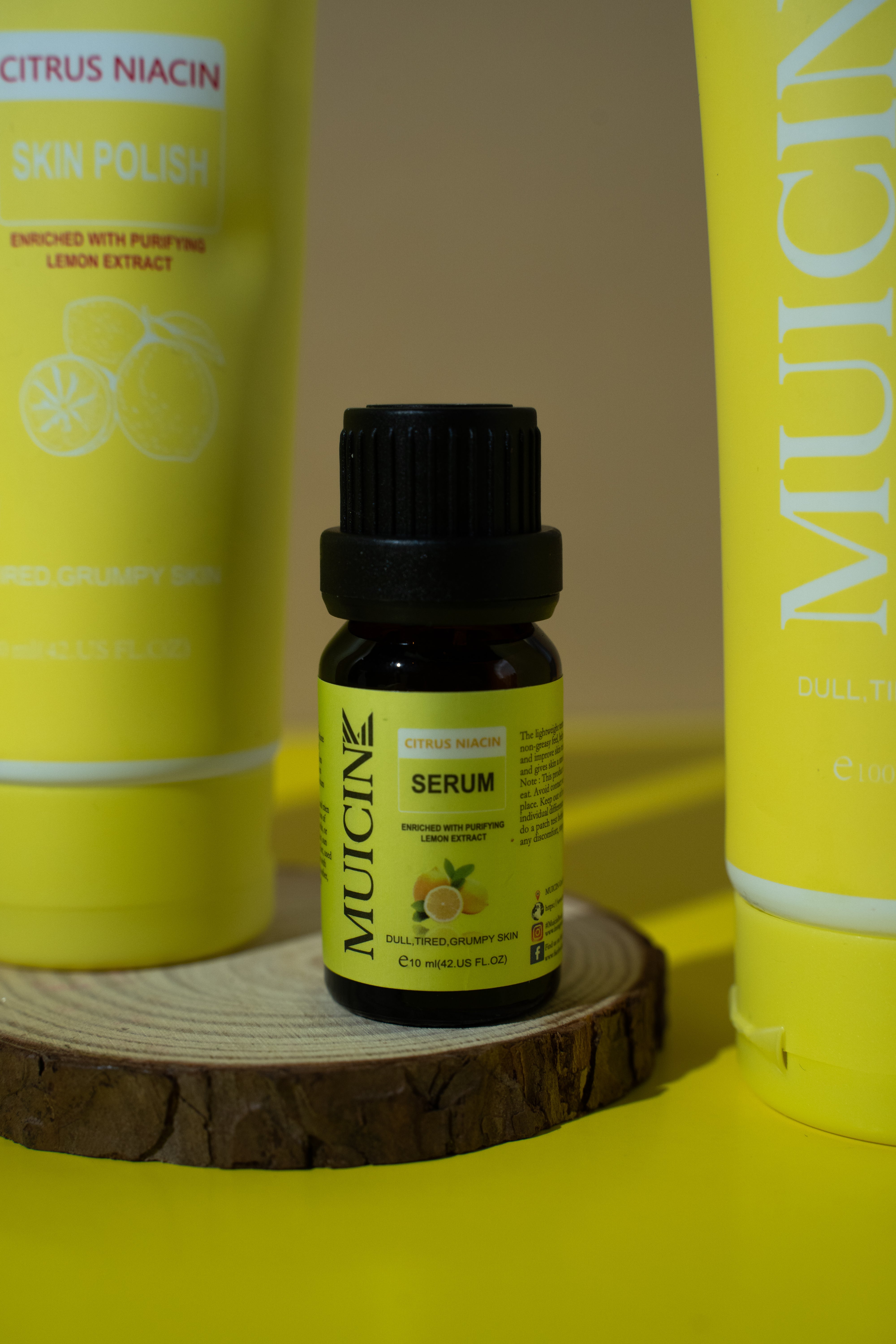 Citron Niacin Glow & Blow Facial Kit - Muicin