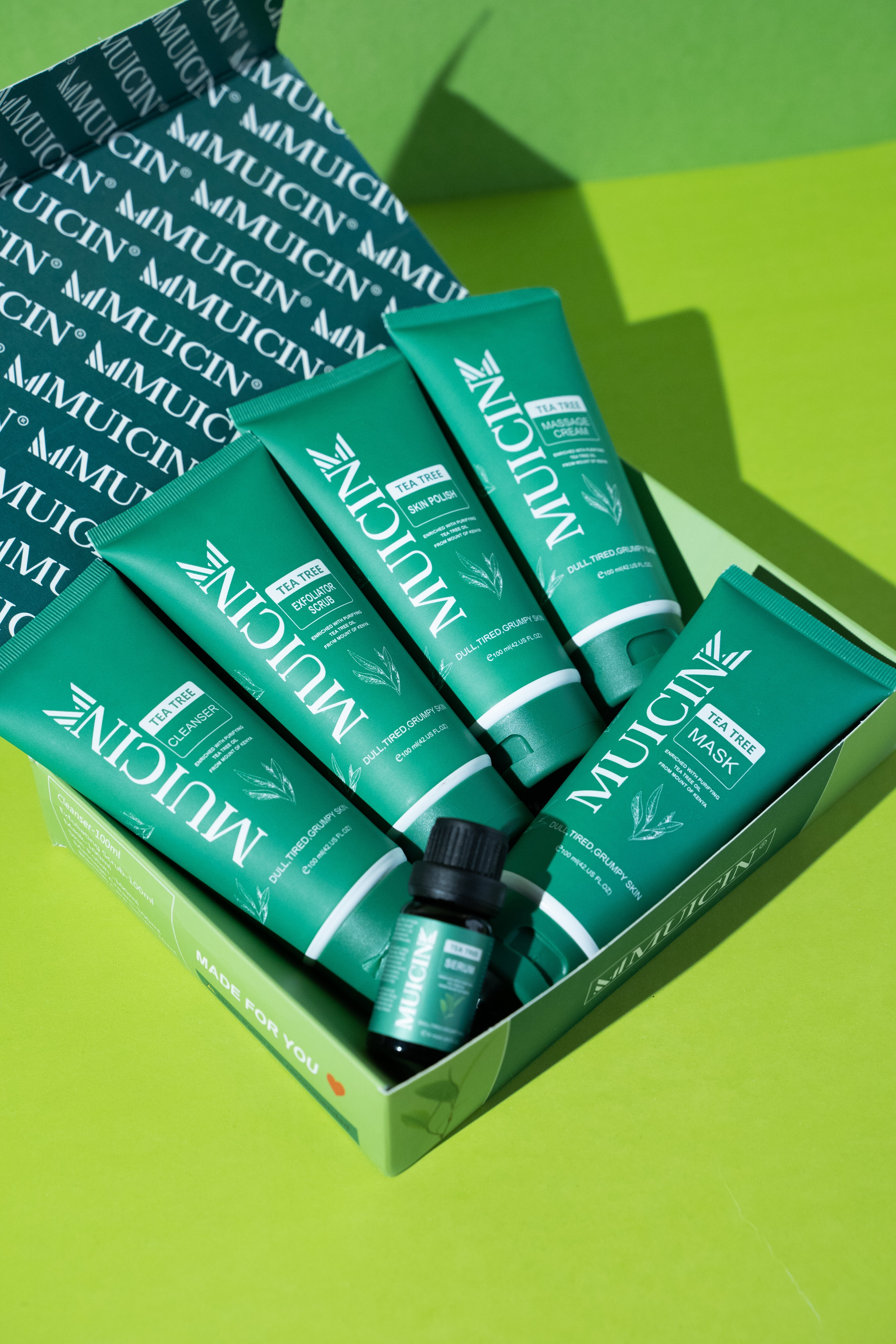 Tea Tree Clear & Clean Facial Kit - Muicin