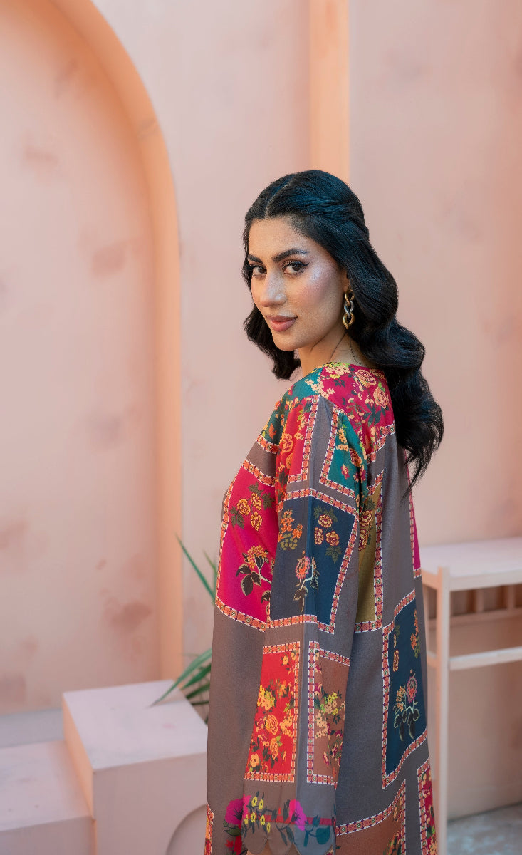 Noor-e-Hina - Stitched 3 Pcs - Kala Jora